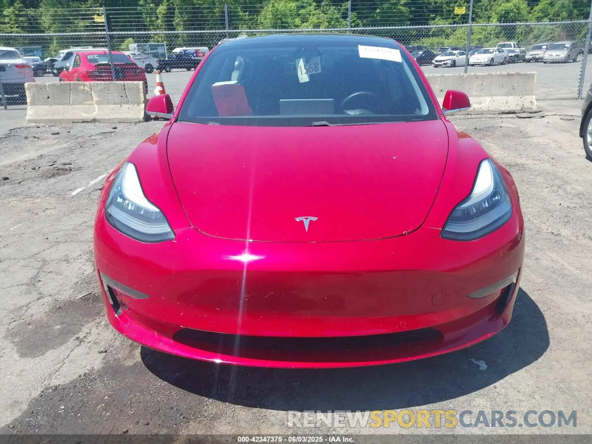 12 fotografías del automóvil dañado 5YJ3E1EAXKF483331 TESLA MODEL 3 2019