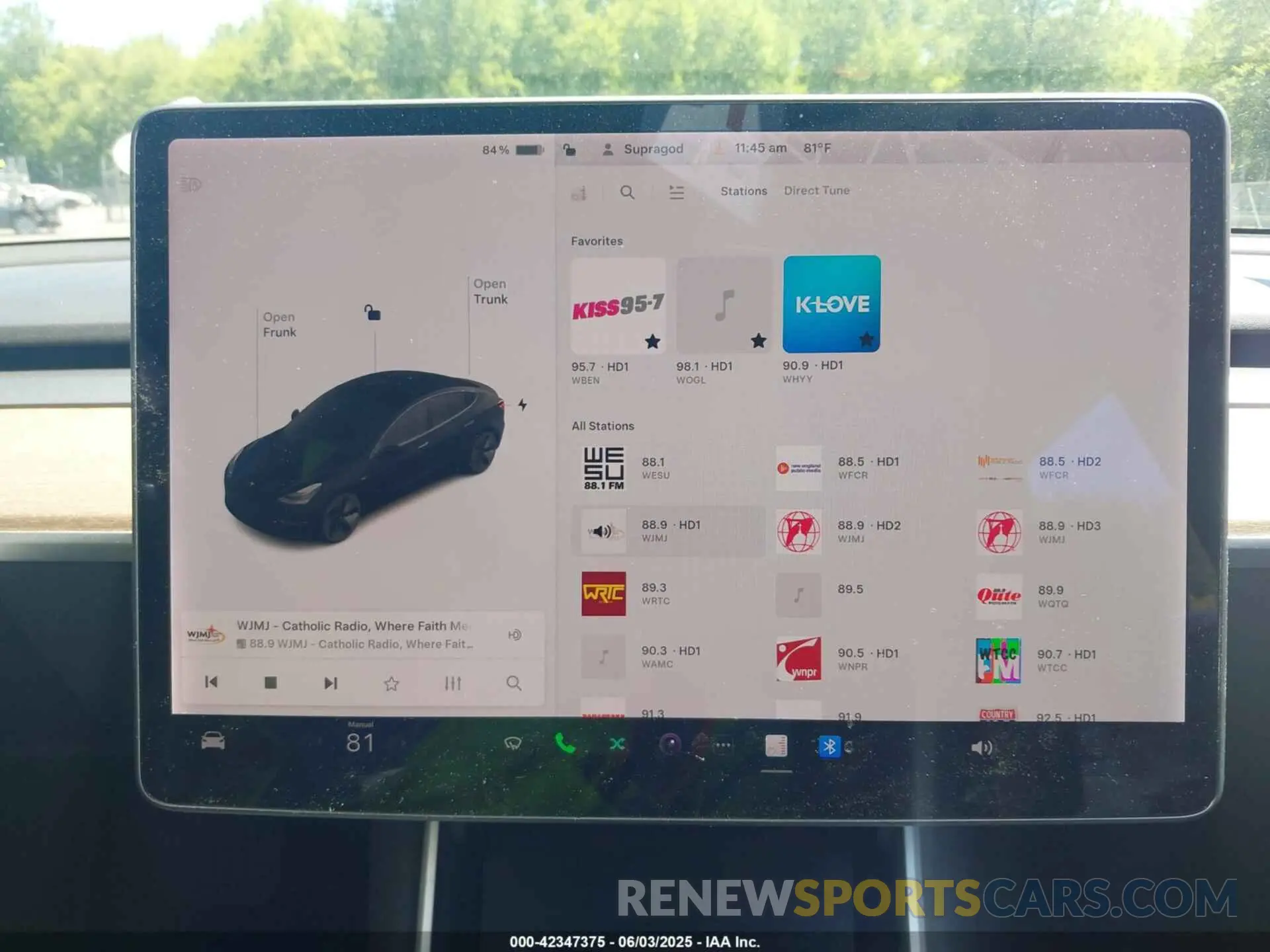 18 fotografías del automóvil dañado 5YJ3E1EAXKF483331 TESLA MODEL 3 2019