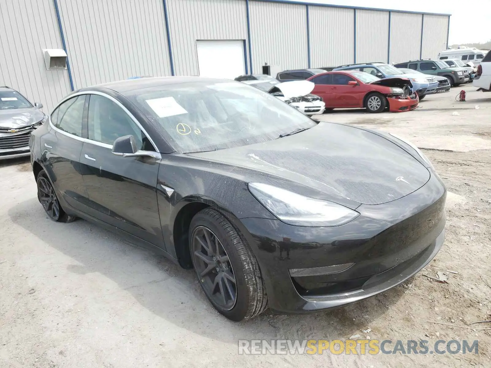 1 fotografías del automóvil dañado 5YJ3E1EB0KF197237 TESLA MODEL 3 2019