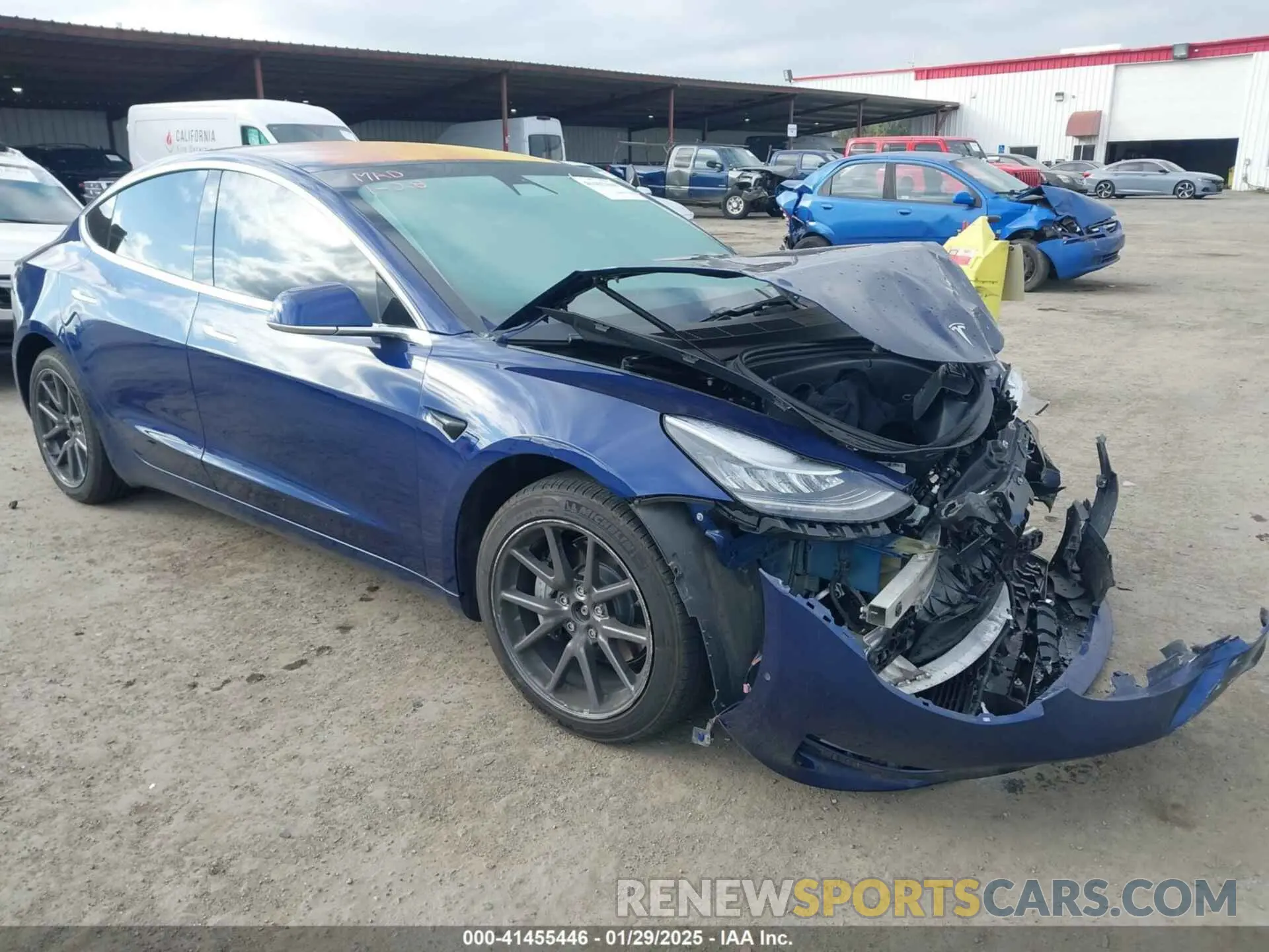 1 fotografías del automóvil dañado 5YJ3E1EB0KF199490 TESLA MODEL 3 2019