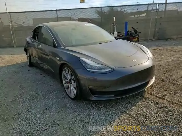 11 fotografías del automóvil dañado 5YJ3E1EB0KF238370 TESLA MODEL 3 2019