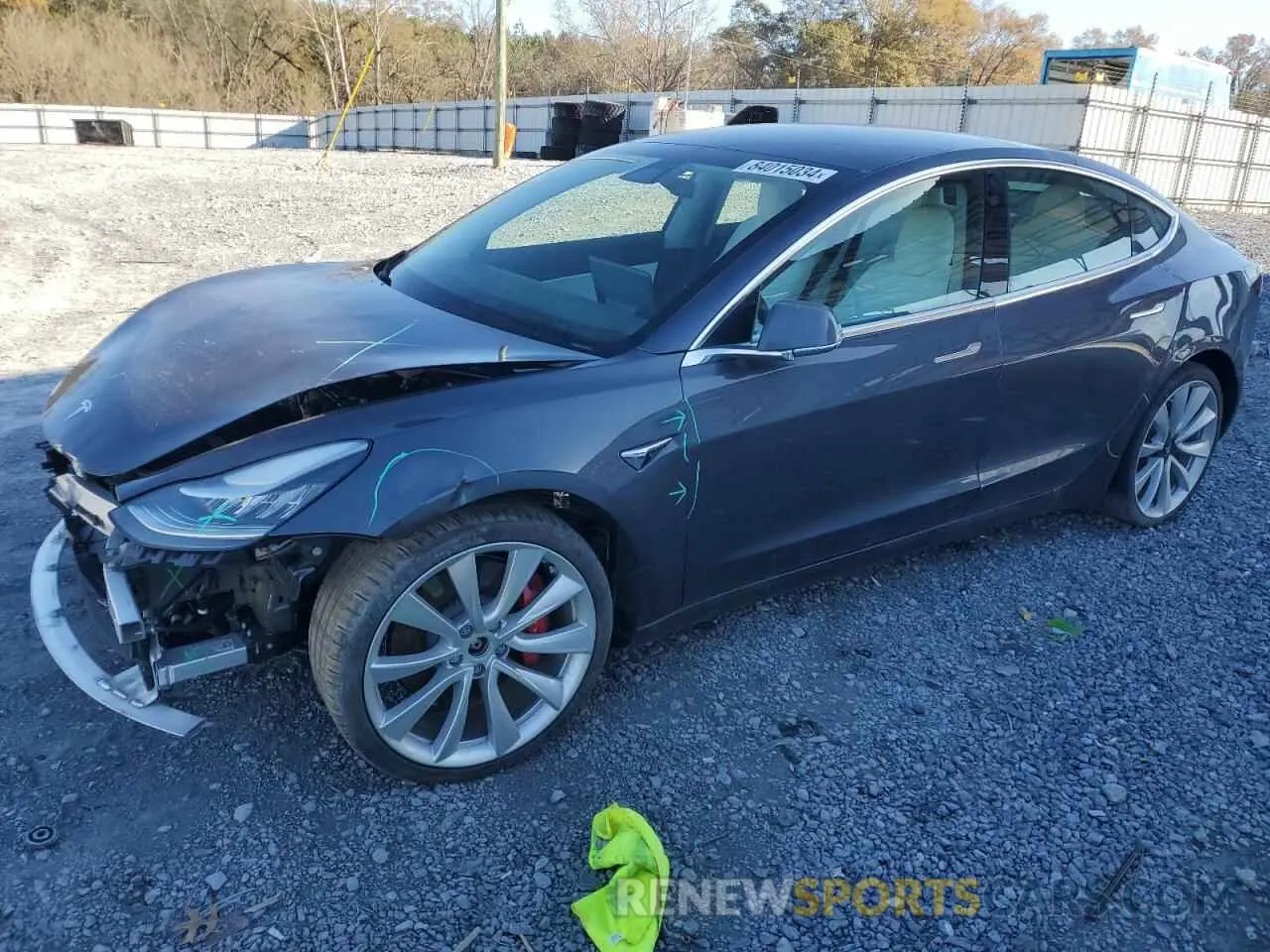 1 fotografías del automóvil dañado 5YJ3E1EB0KF238384 TESLA MODEL 3 2019