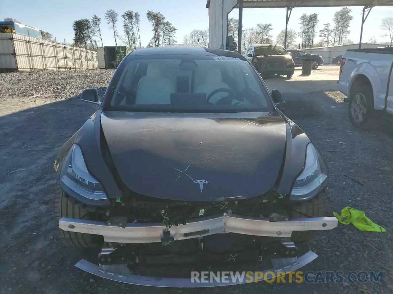 5 fotografías del automóvil dañado 5YJ3E1EB0KF238384 TESLA MODEL 3 2019