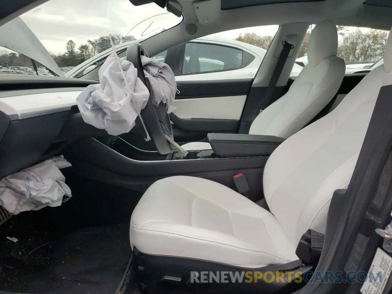 7 fotografías del automóvil dañado 5YJ3E1EB0KF238384 TESLA MODEL 3 2019