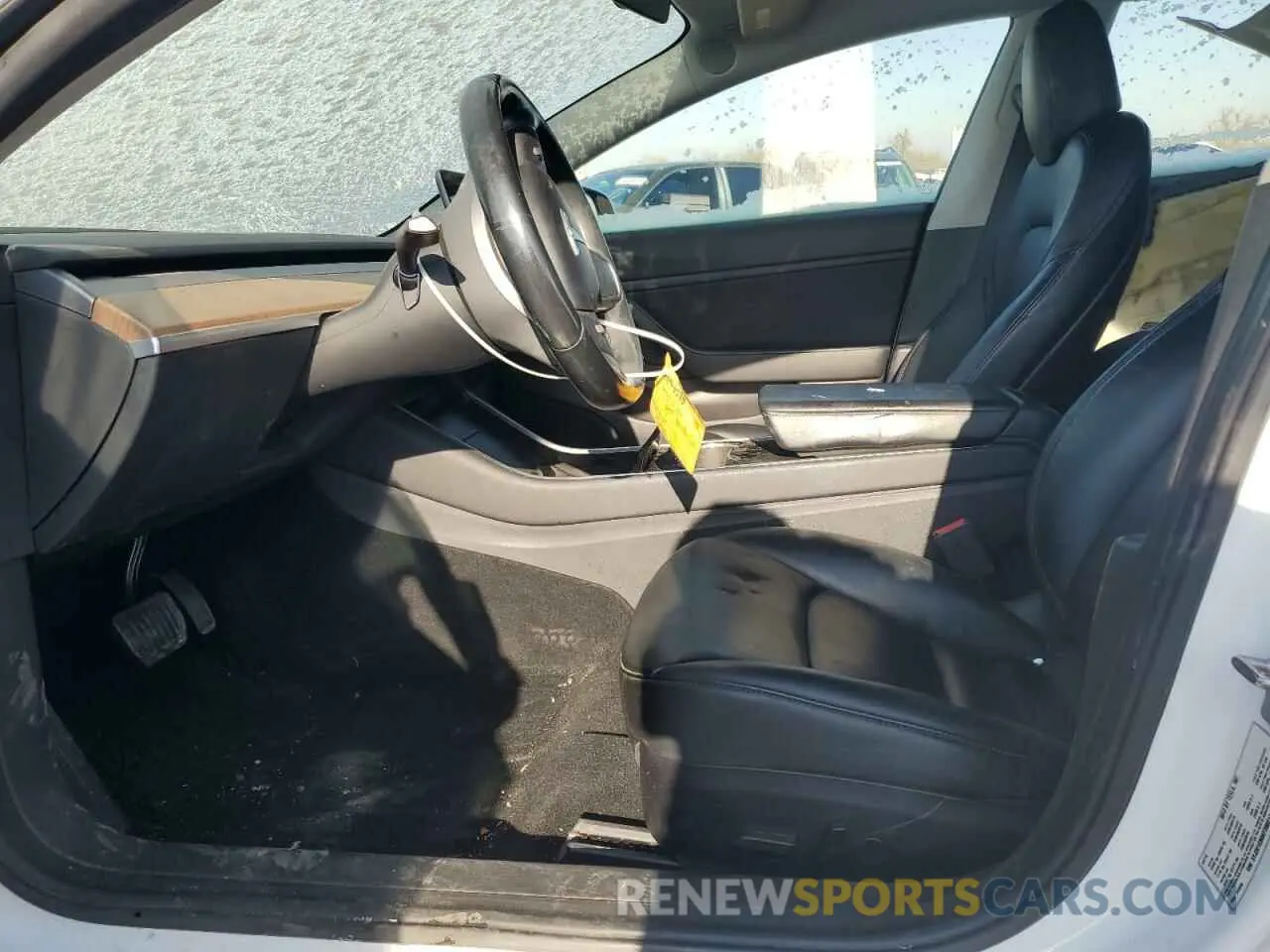 7 fotografías del automóvil dañado 5YJ3E1EB0KF390214 TESLA MODEL 3 2019