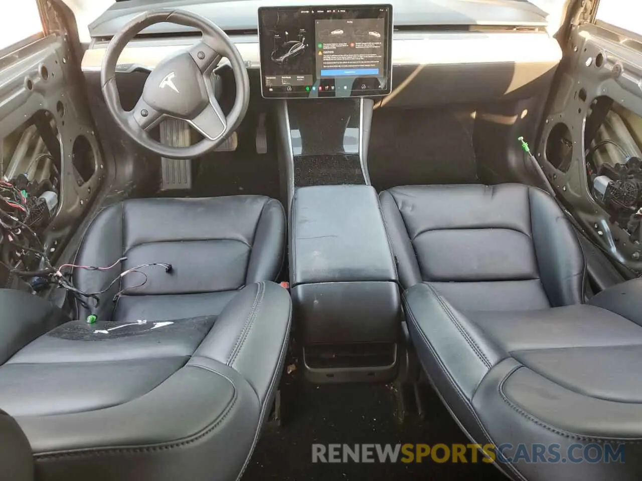 8 fotografías del automóvil dañado 5YJ3E1EB0KF432798 TESLA MODEL 3 2019