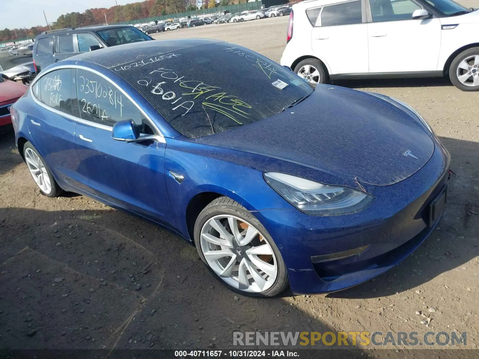 1 fotografías del automóvil dañado 5YJ3E1EB0KF437046 TESLA MODEL 3 2019