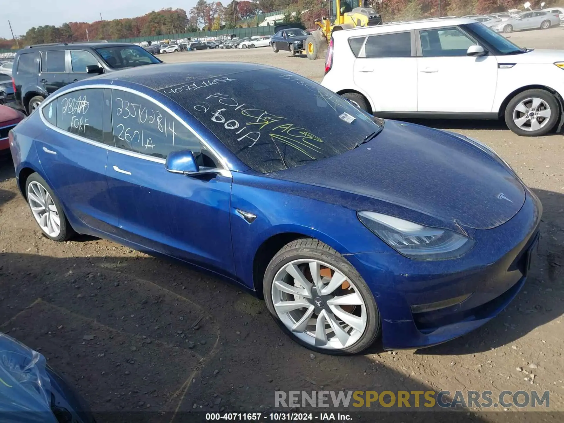 12 fotografías del automóvil dañado 5YJ3E1EB0KF437046 TESLA MODEL 3 2019