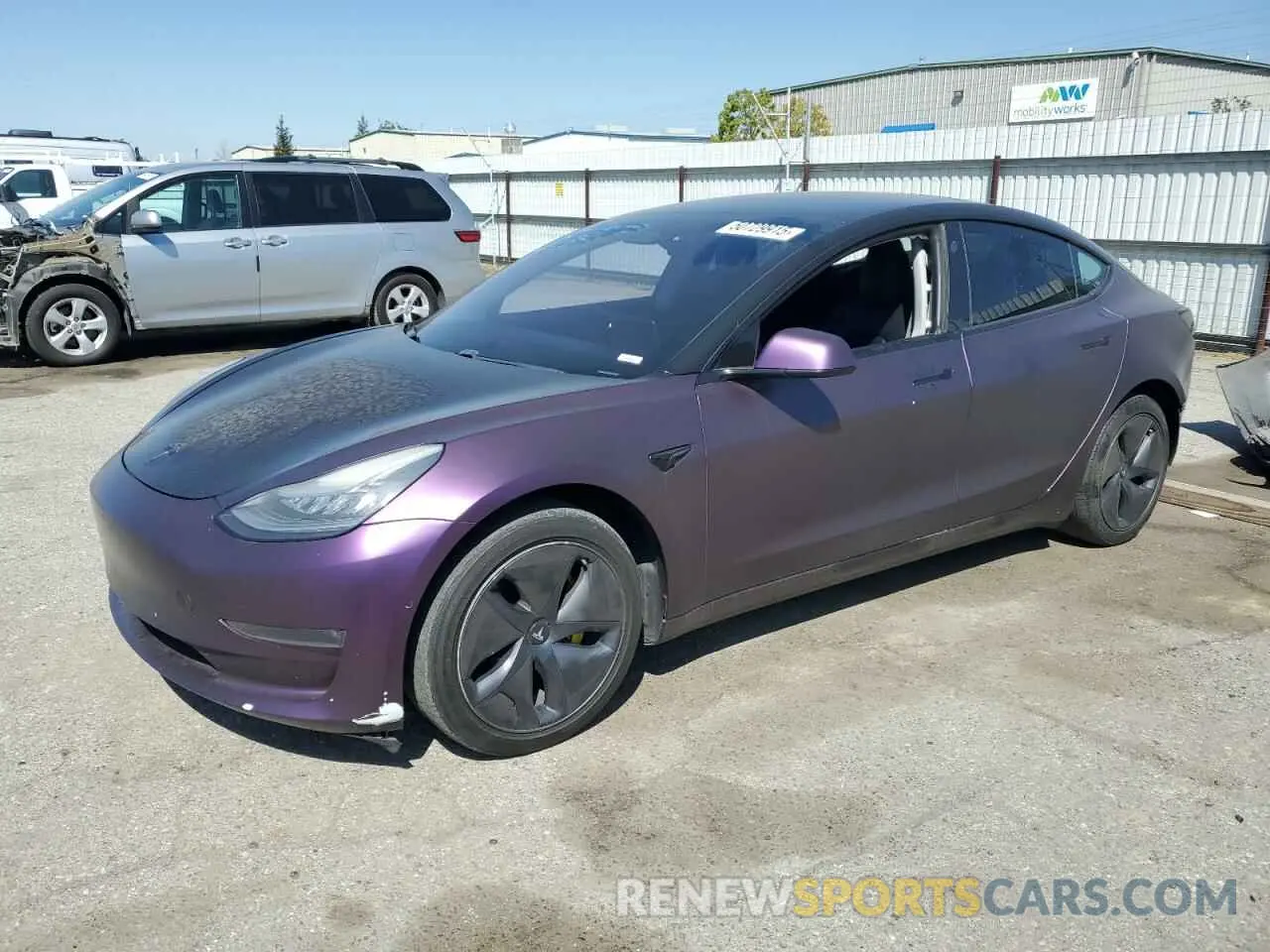1 fotografías del automóvil dañado 5YJ3E1EB0KF437418 TESLA MODEL 3 2019