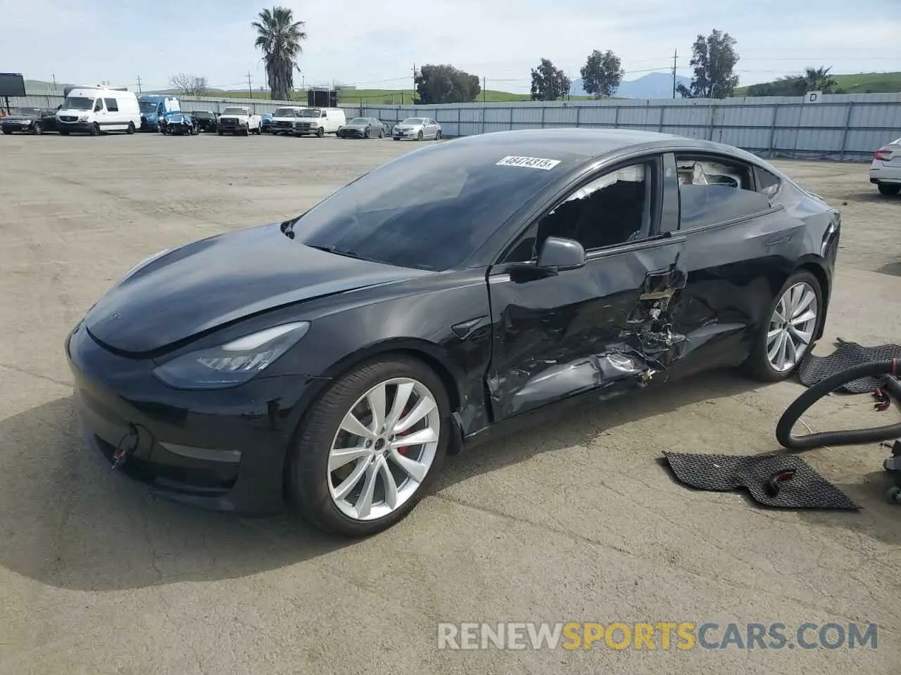 1 fotografías del automóvil dañado 5YJ3E1EB0KF487218 TESLA MODEL 3 2019