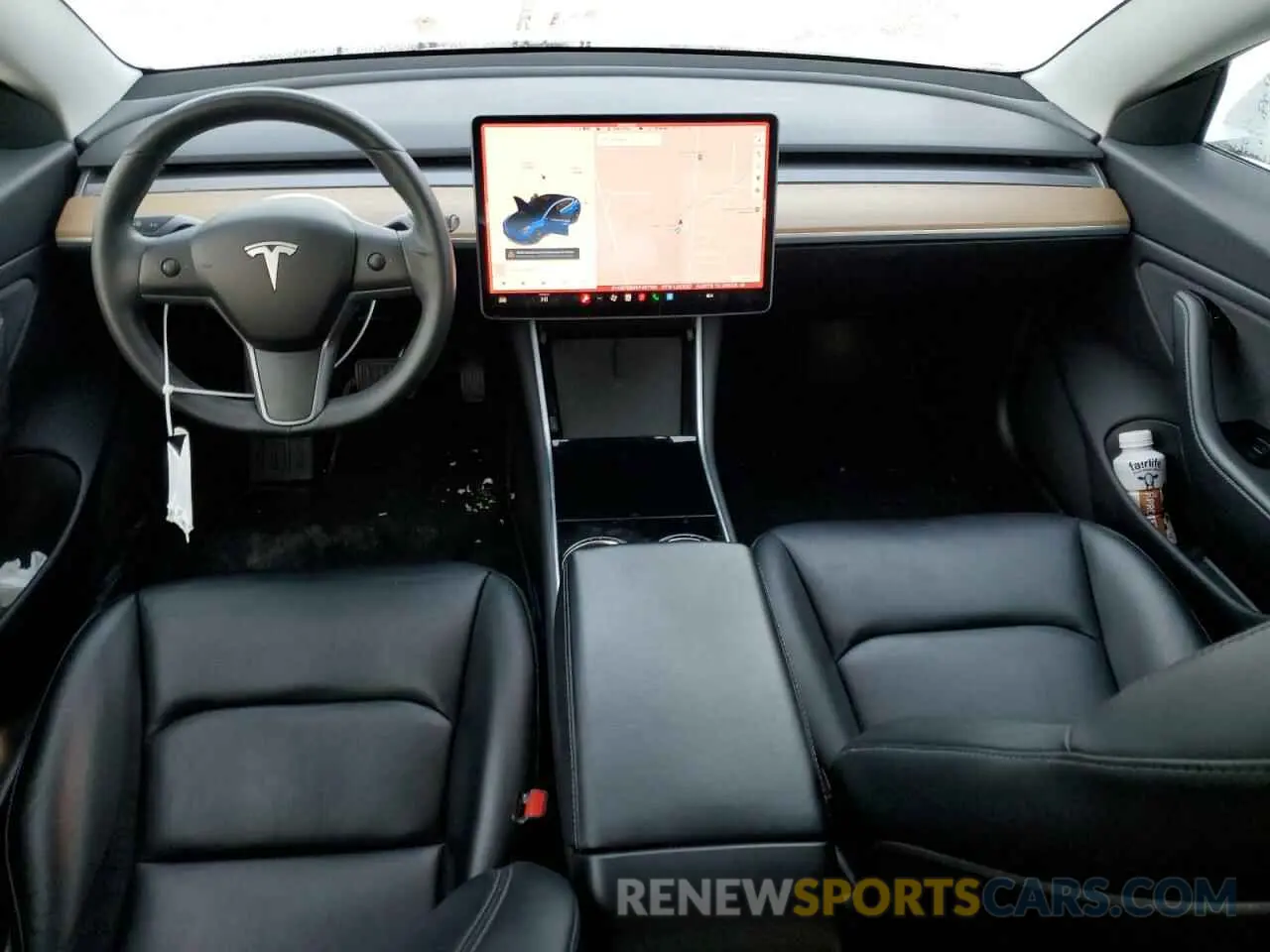 8 fotografías del automóvil dañado 5YJ3E1EB0KF497165 TESLA MODEL 3 2019