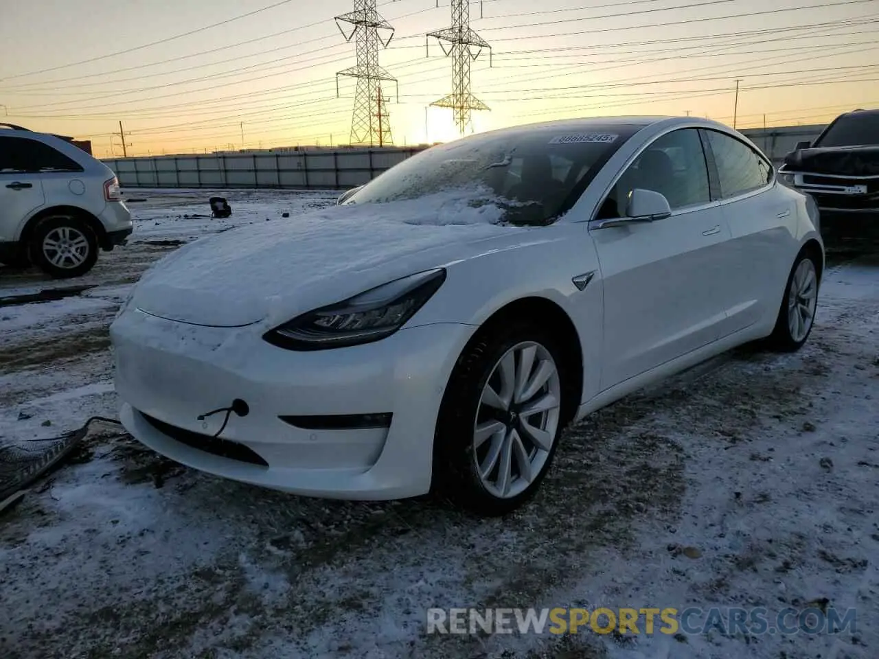 1 fotografías del automóvil dañado 5YJ3E1EB0KF512442 TESLA MODEL 3 2019