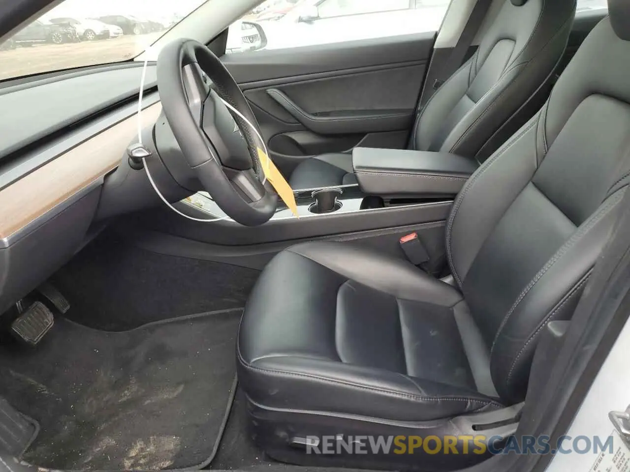 7 fotografías del automóvil dañado 5YJ3E1EB0KF512442 TESLA MODEL 3 2019