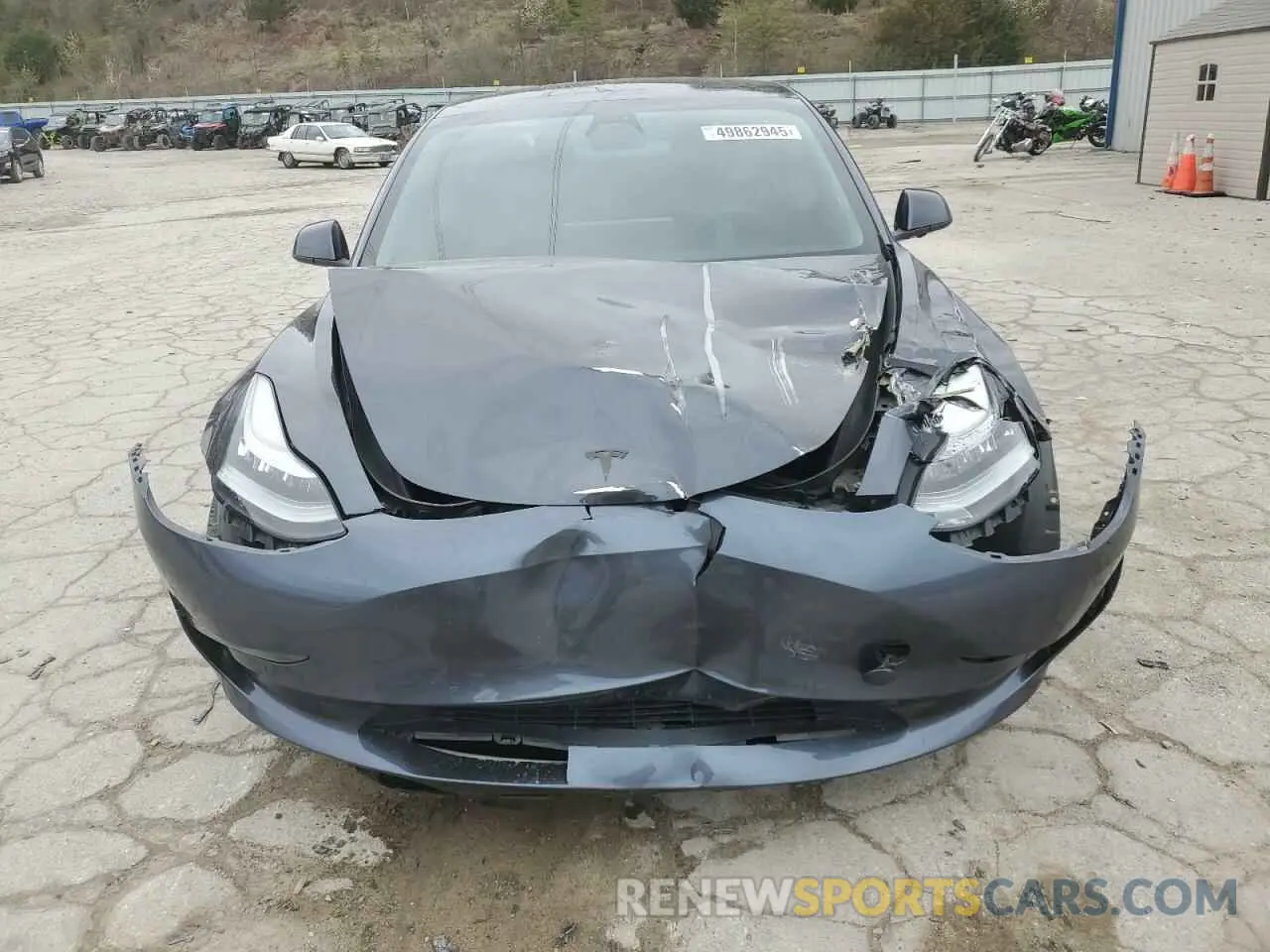 5 fotografías del automóvil dañado 5YJ3E1EB0KF530018 TESLA MODEL 3 2019
