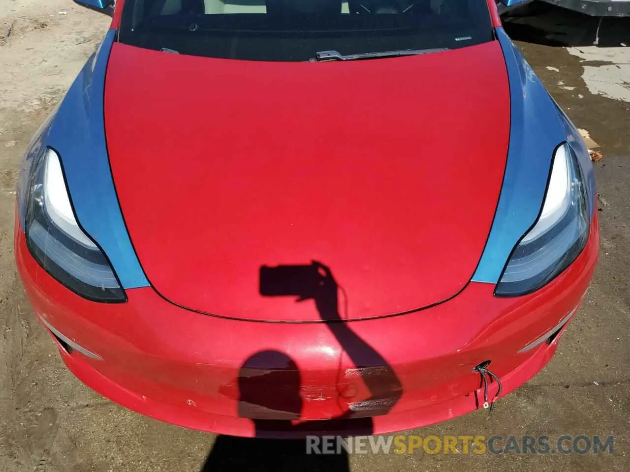 11 fotografías del automóvil dañado 5YJ3E1EB0KF530469 TESLA MODEL 3 2019