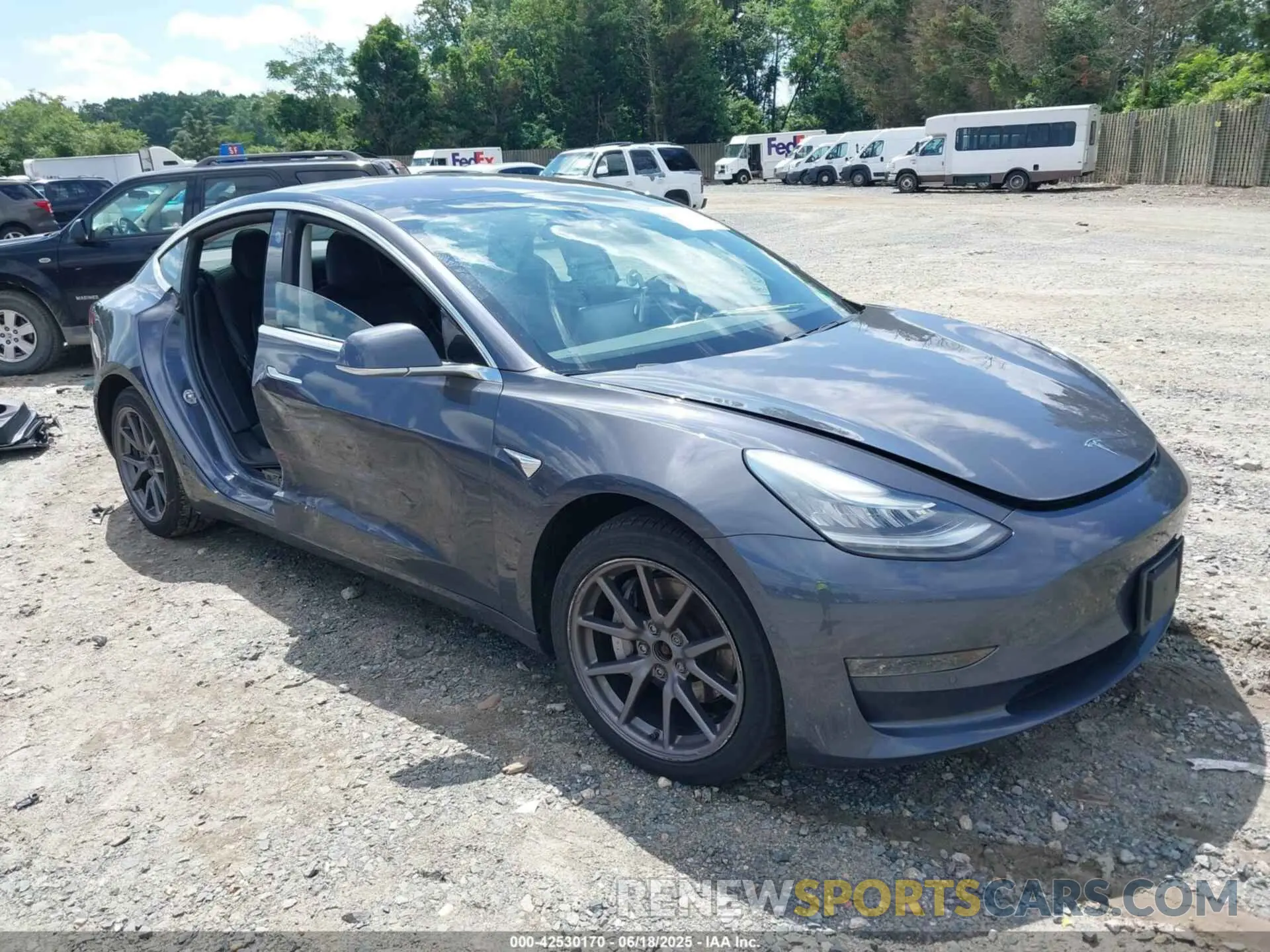1 fotografías del automóvil dañado 5YJ3E1EB1KF205720 TESLA MODEL 3 2019