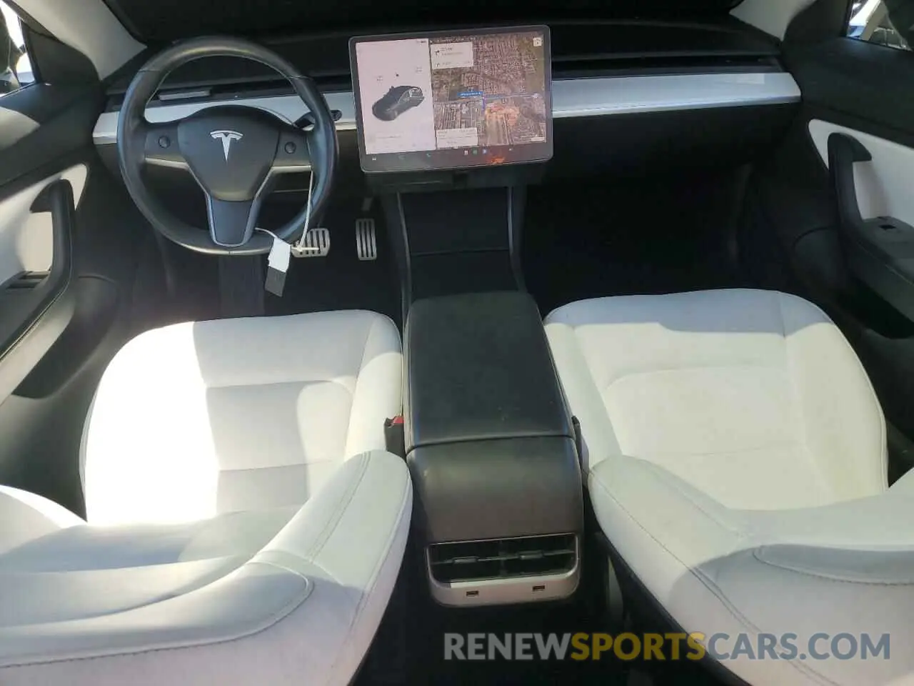 8 fotografías del automóvil dañado 5YJ3E1EB1KF231735 TESLA MODEL 3 2019