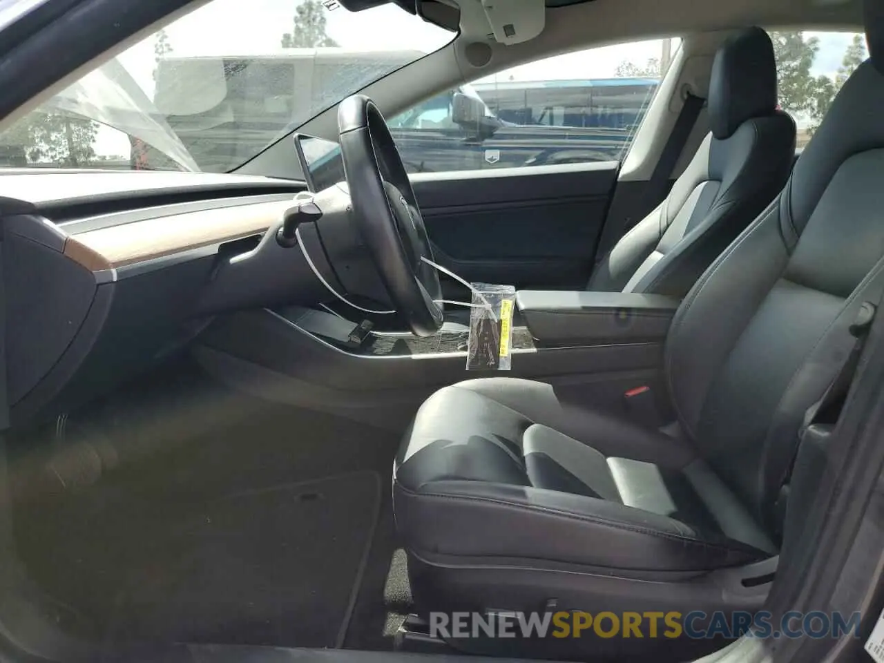 7 fotografías del automóvil dañado 5YJ3E1EB1KF365368 TESLA MODEL 3 2019