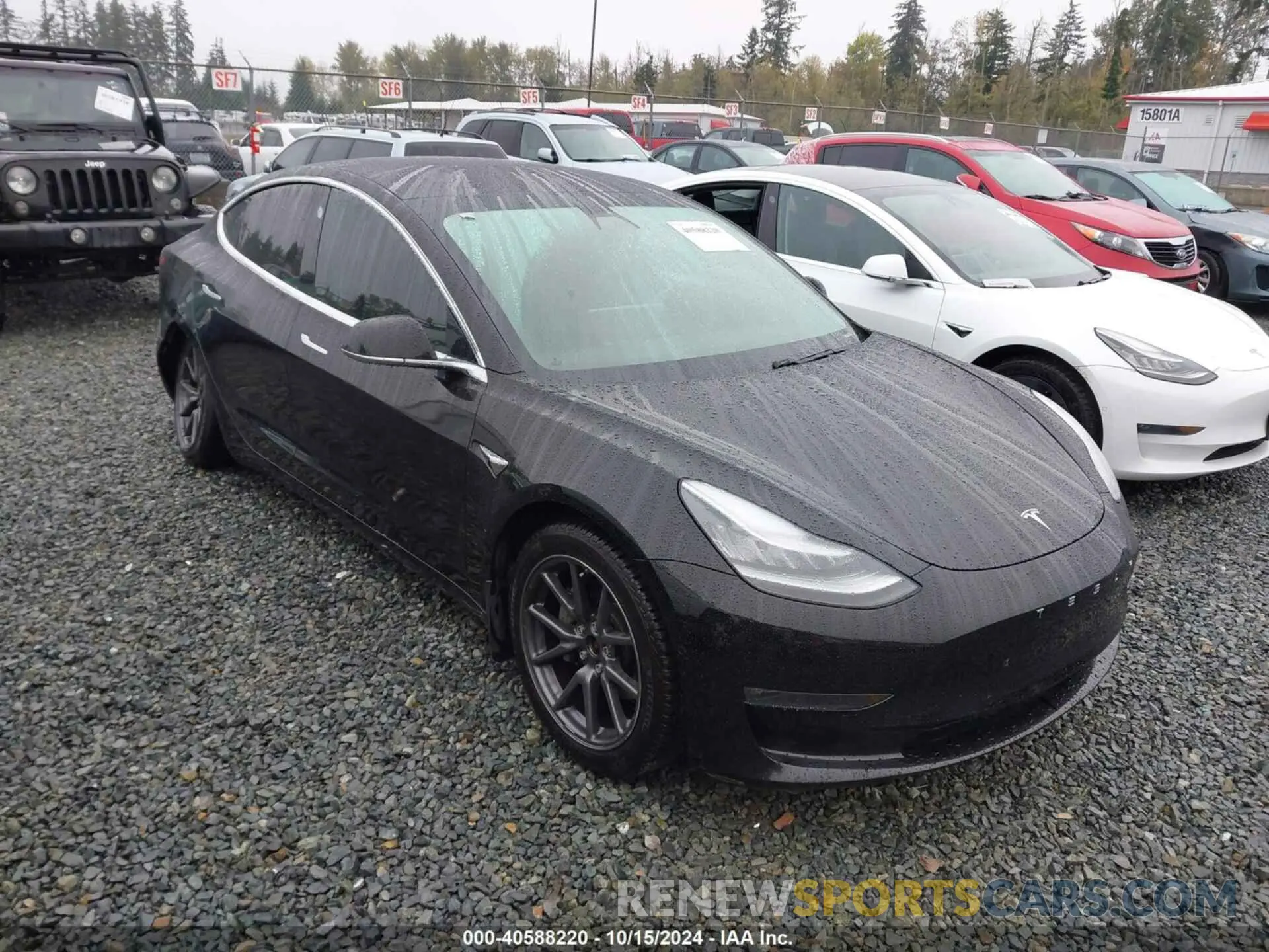 1 fotografías del automóvil dañado 5YJ3E1EB1KF385779 TESLA MODEL 3 2019