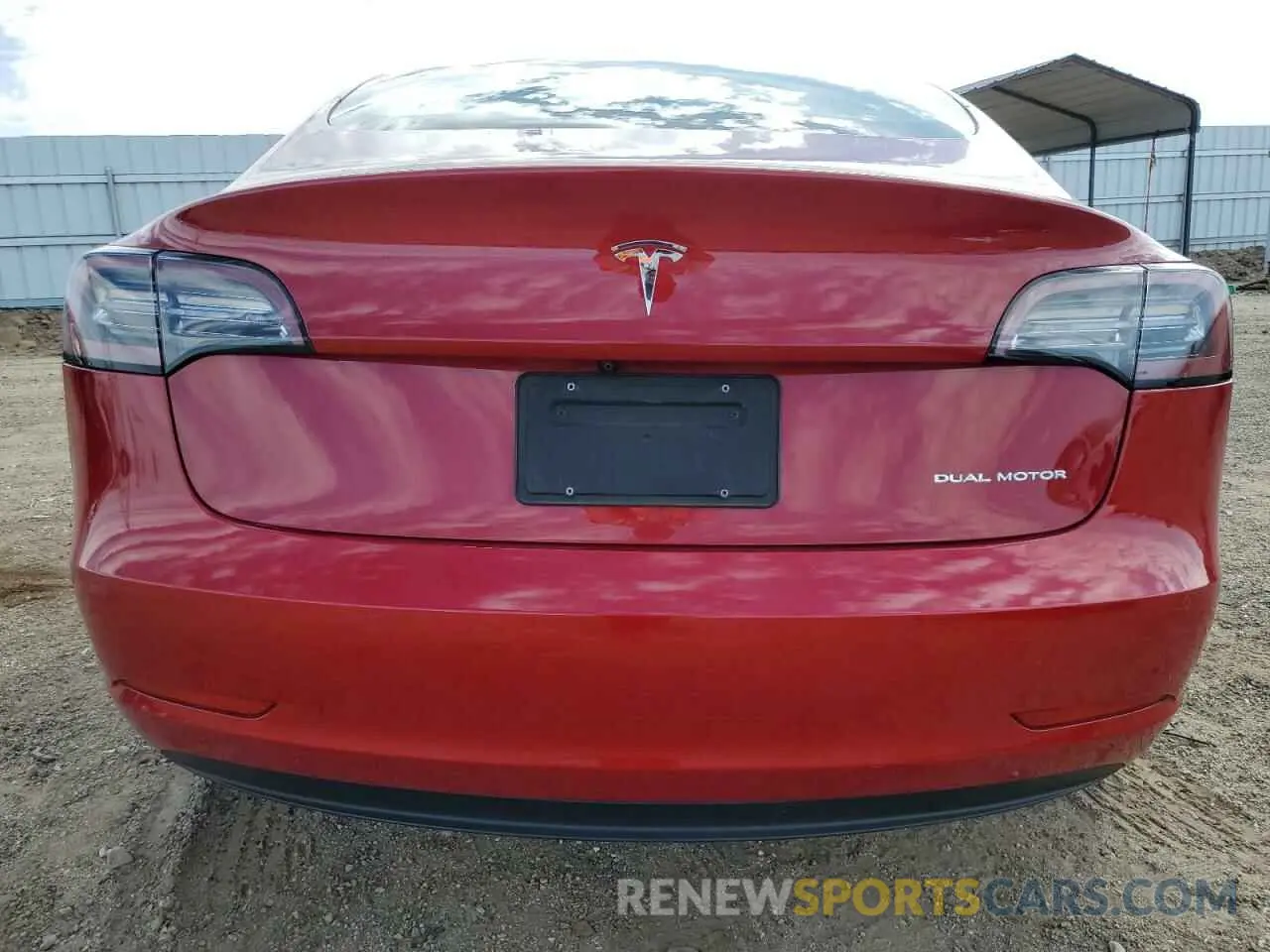 6 fotografías del automóvil dañado 5YJ3E1EB1KF387273 TESLA MODEL 3 2019