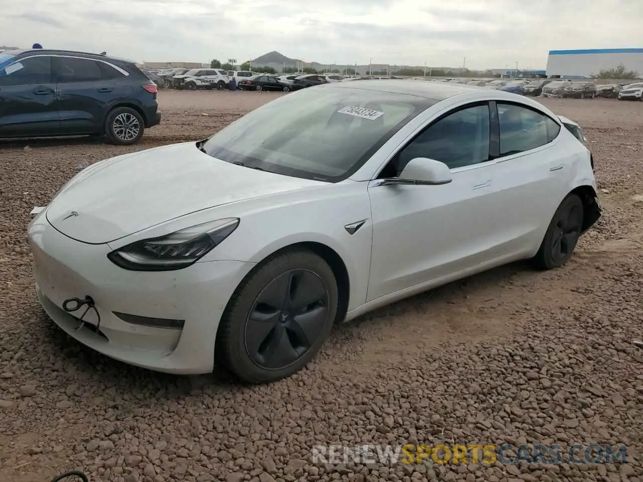 1 fotografías del automóvil dañado 5YJ3E1EB1KF387967 TESLA MODEL 3 2019