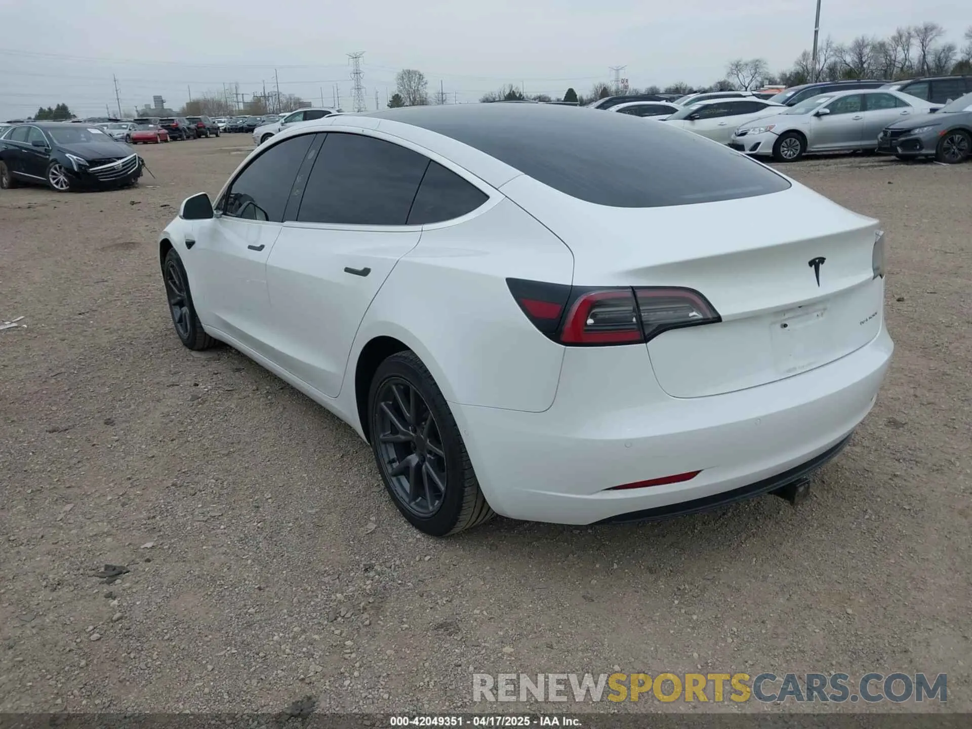 3 fotografías del automóvil dañado 5YJ3E1EB1KF388052 TESLA MODEL 3 2019