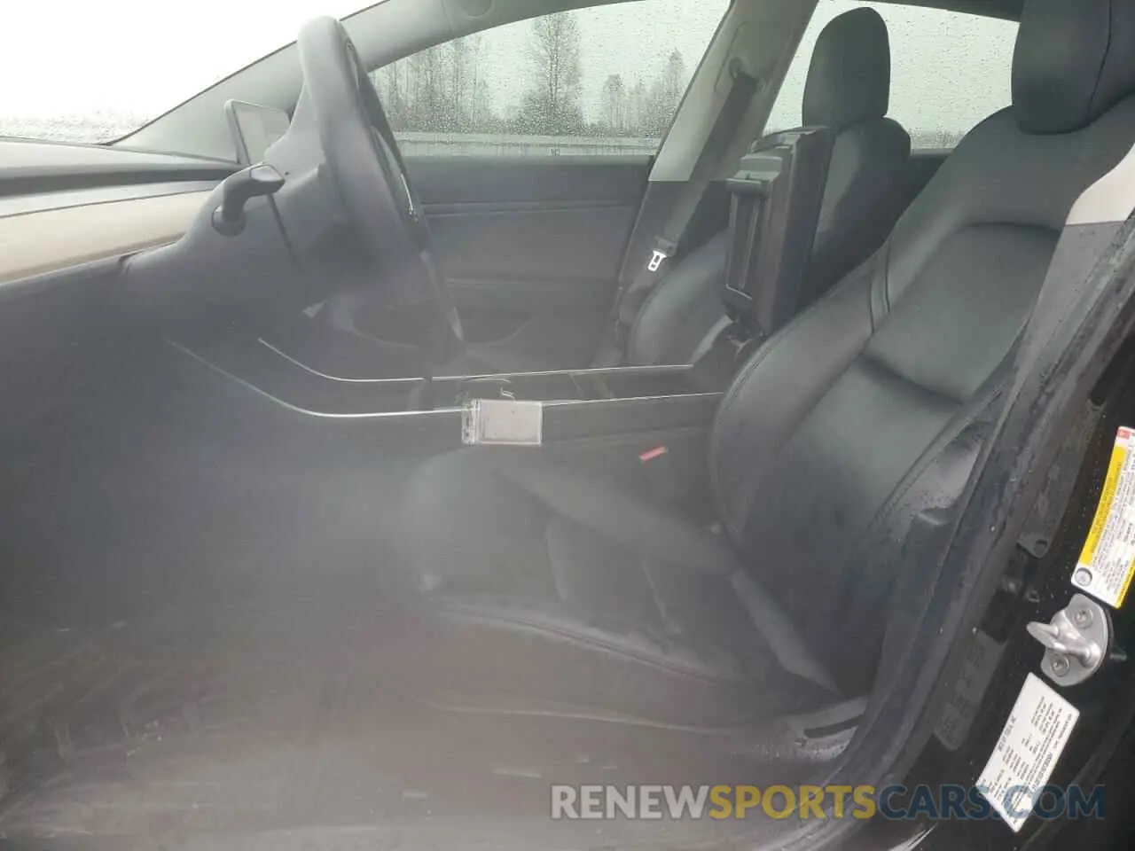 7 fotografías del automóvil dañado 5YJ3E1EB1KF388584 TESLA MODEL 3 2019