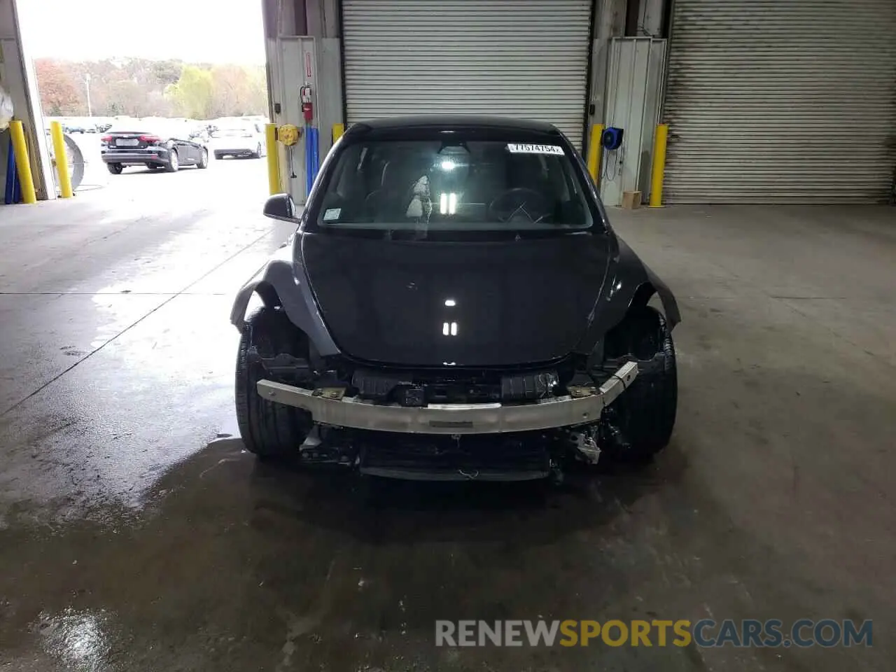 5 fotografías del automóvil dañado 5YJ3E1EB1KF389511 TESLA MODEL 3 2019