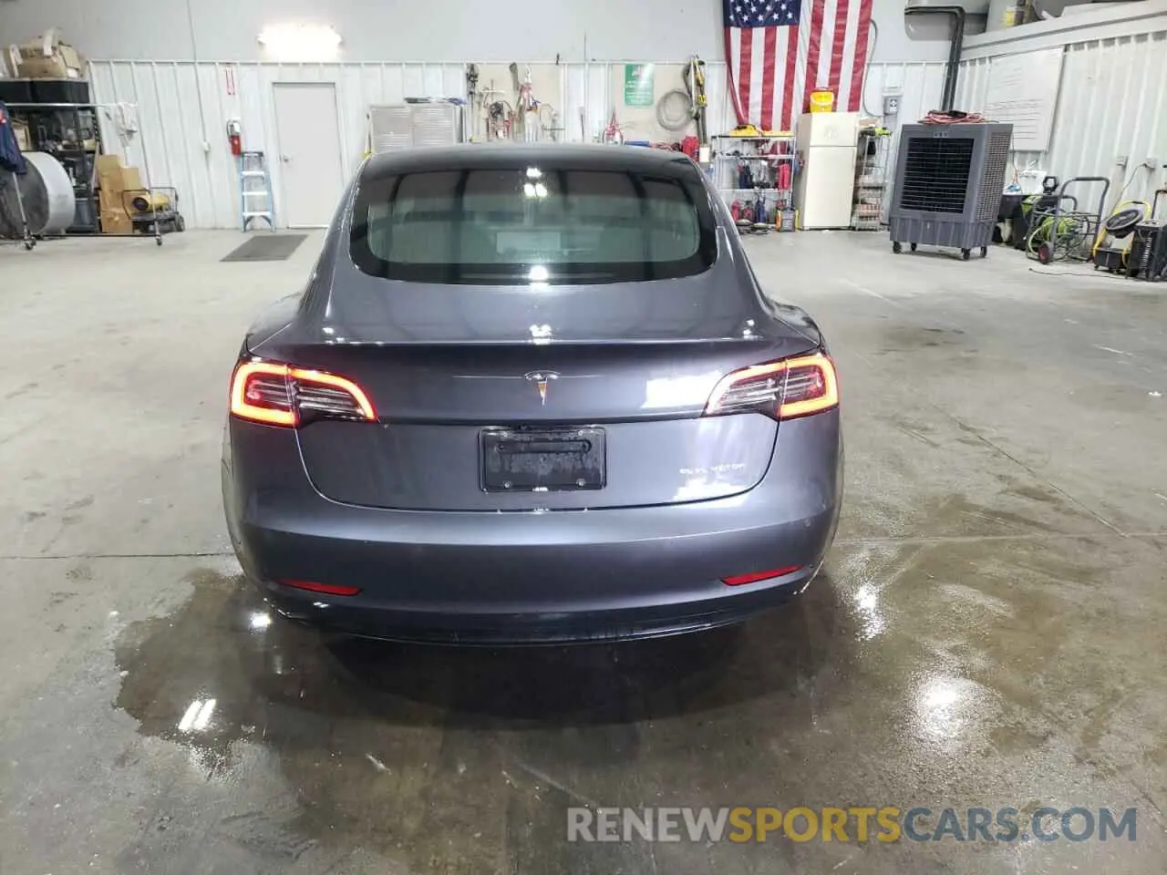 6 fotografías del automóvil dañado 5YJ3E1EB1KF389511 TESLA MODEL 3 2019
