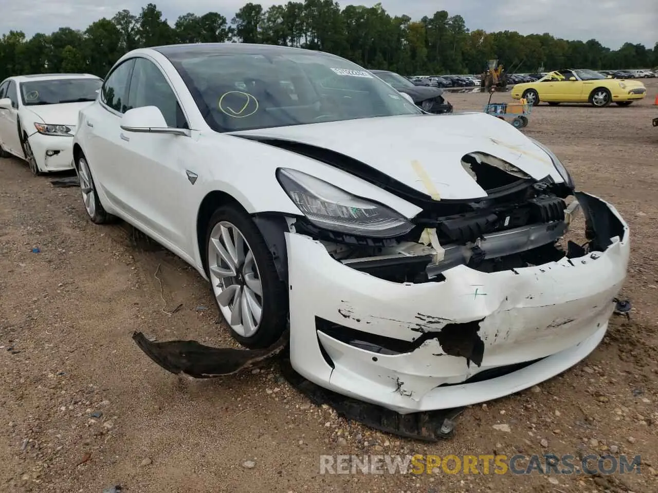 1 fotografías del automóvil dañado 5YJ3E1EB1KF390125 TESLA MODEL 3 2019