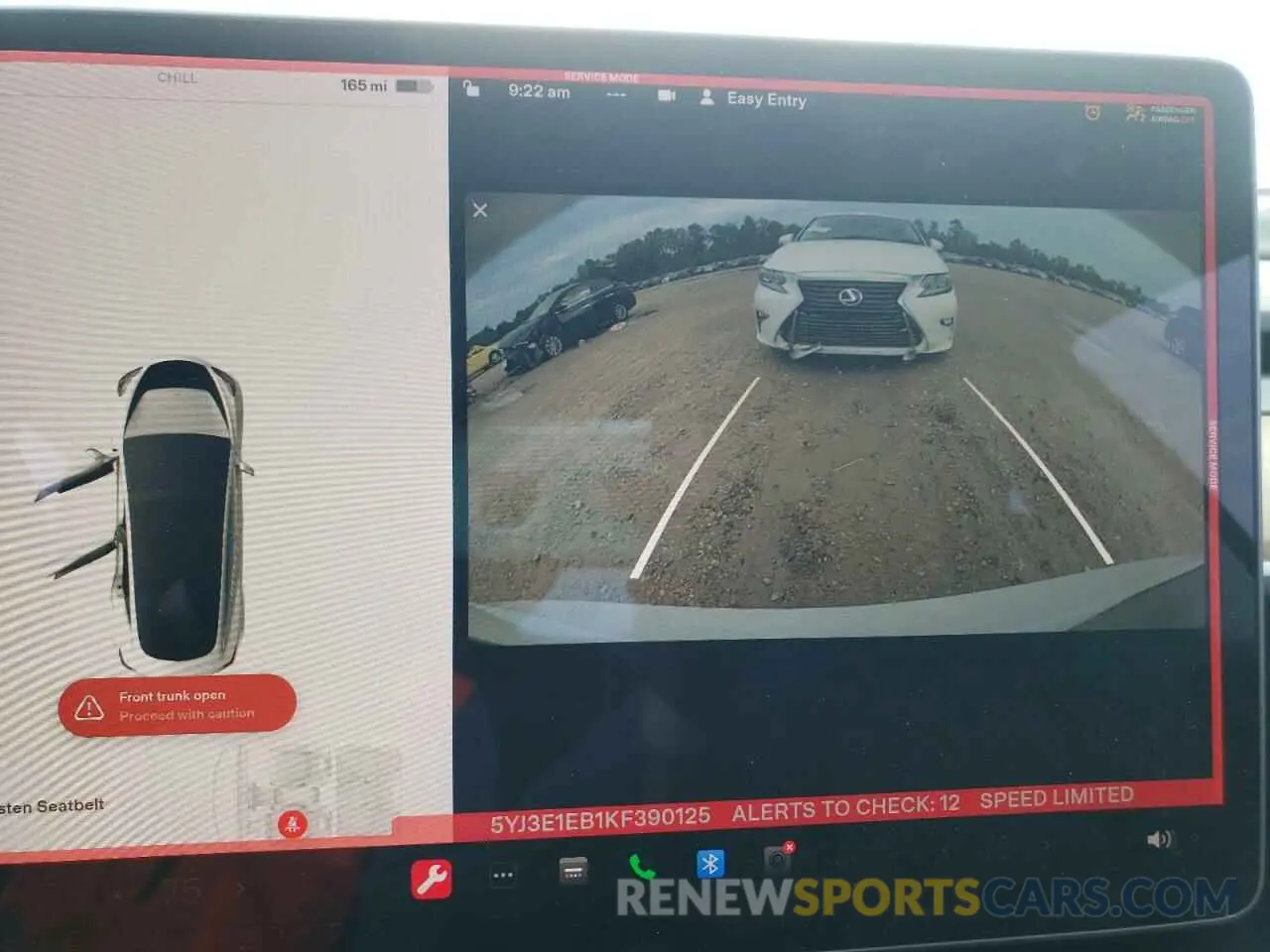 9 fotografías del automóvil dañado 5YJ3E1EB1KF390125 TESLA MODEL 3 2019