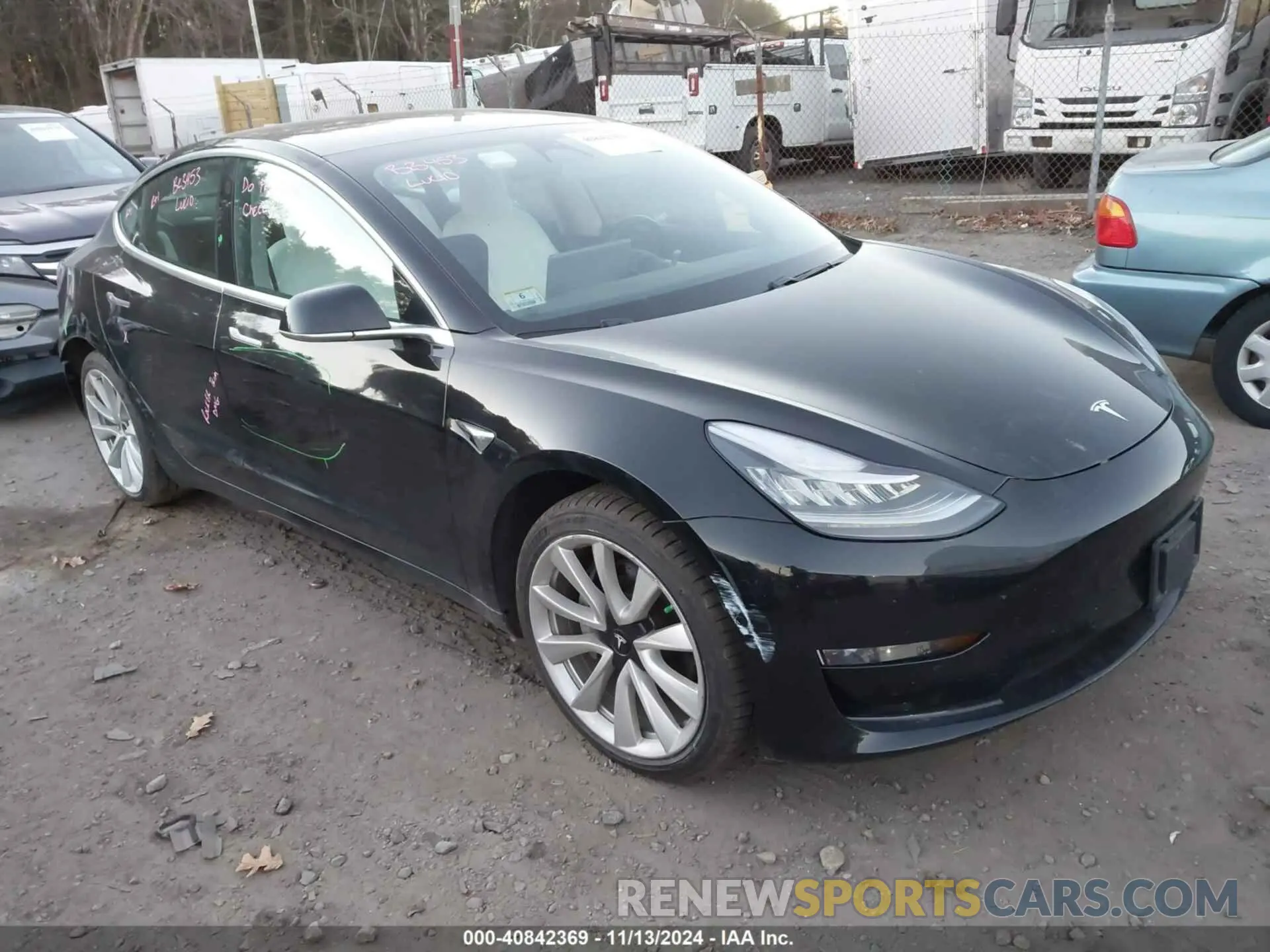 1 fotografías del automóvil dañado 5YJ3E1EB1KF391453 TESLA MODEL 3 2019