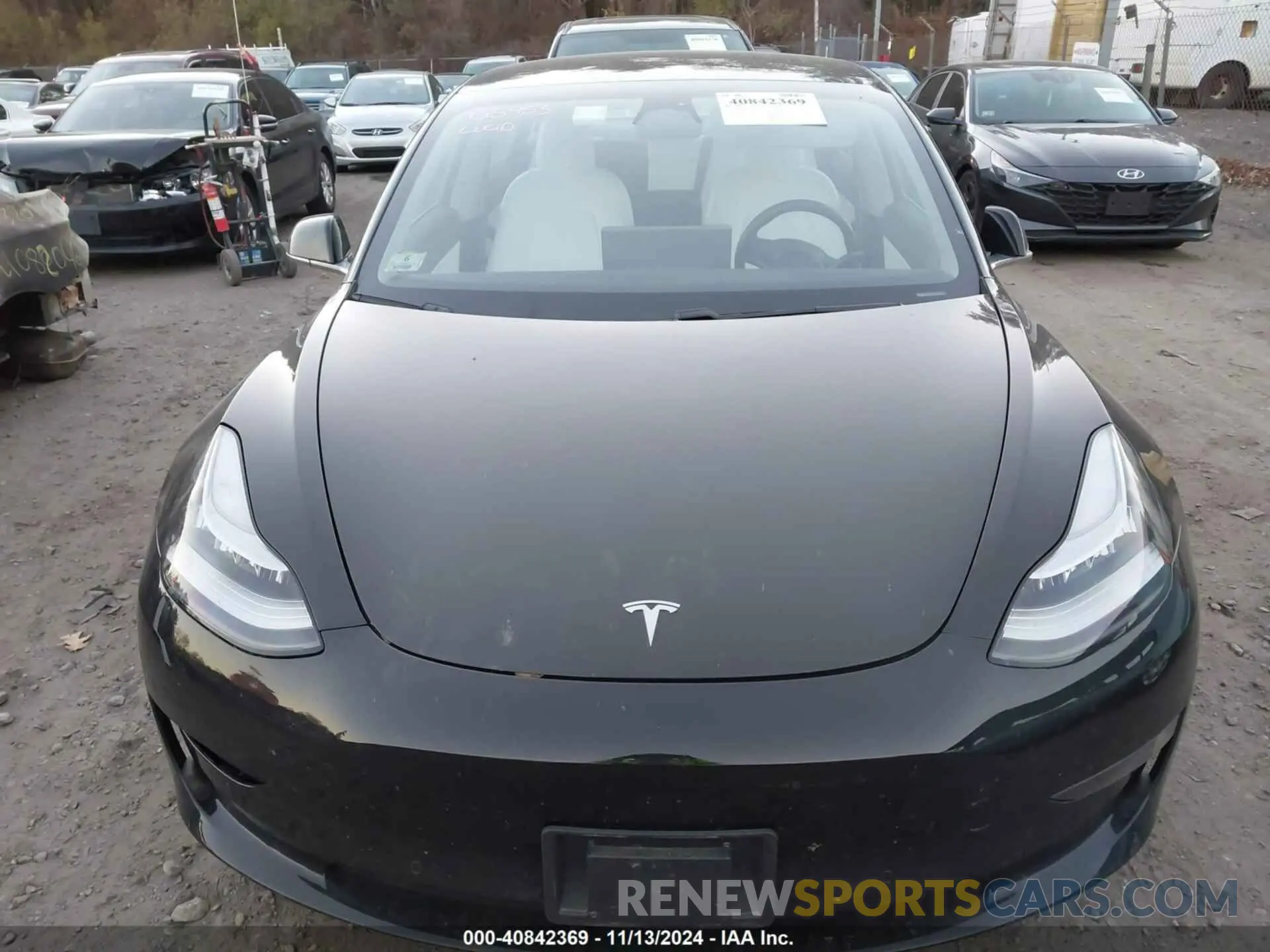 11 fotografías del automóvil dañado 5YJ3E1EB1KF391453 TESLA MODEL 3 2019