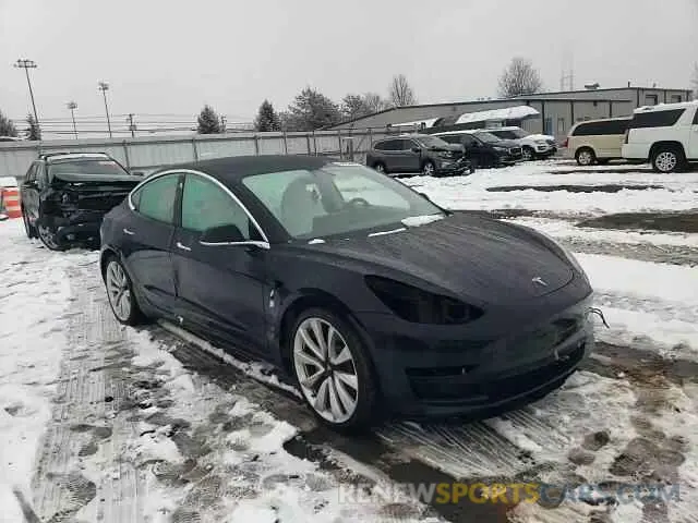 11 fotografías del automóvil dañado 5YJ3E1EB1KF407053 TESLA MODEL 3 2019