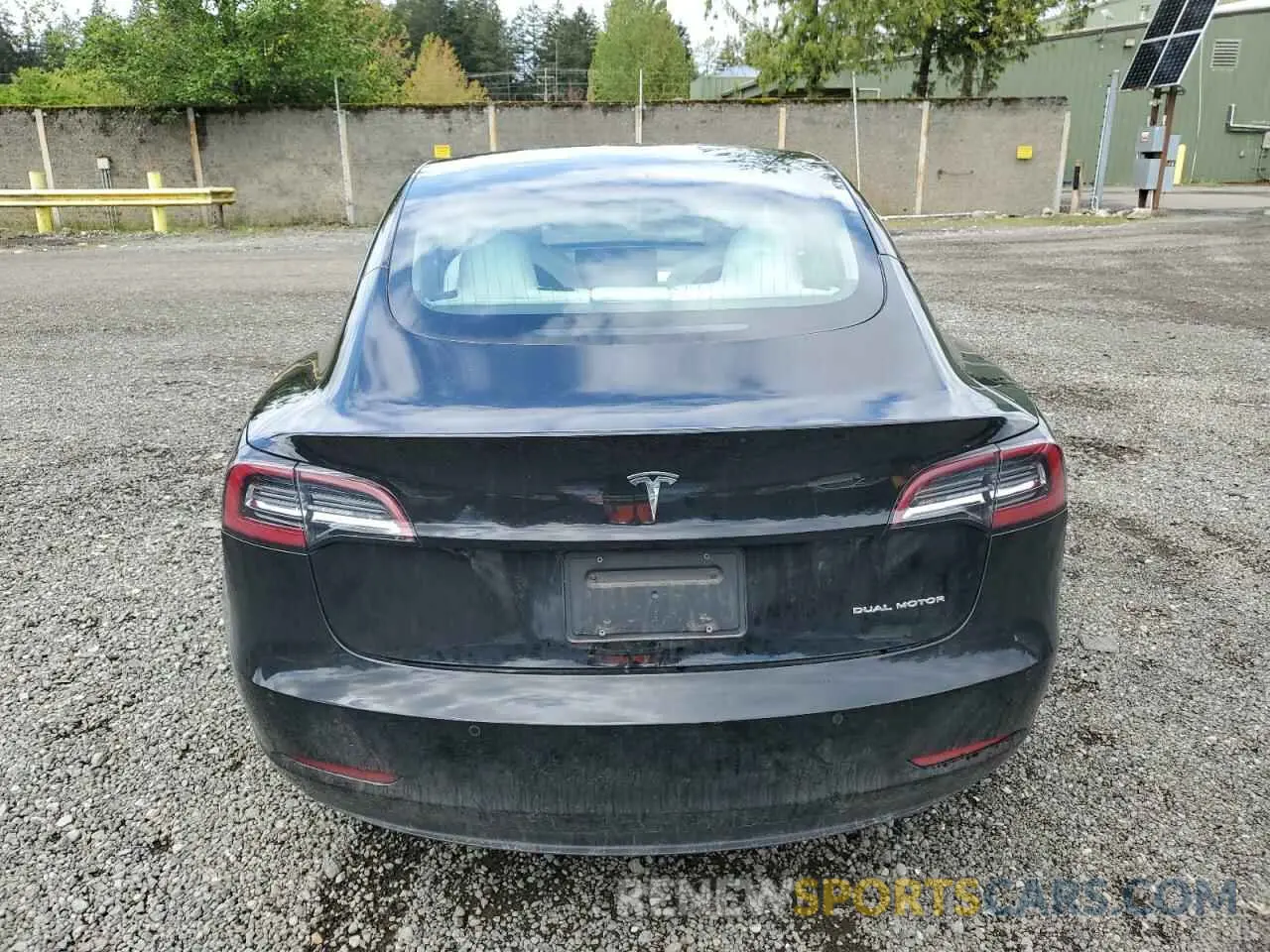 6 fotografías del automóvil dañado 5YJ3E1EB1KF421406 TESLA MODEL 3 2019