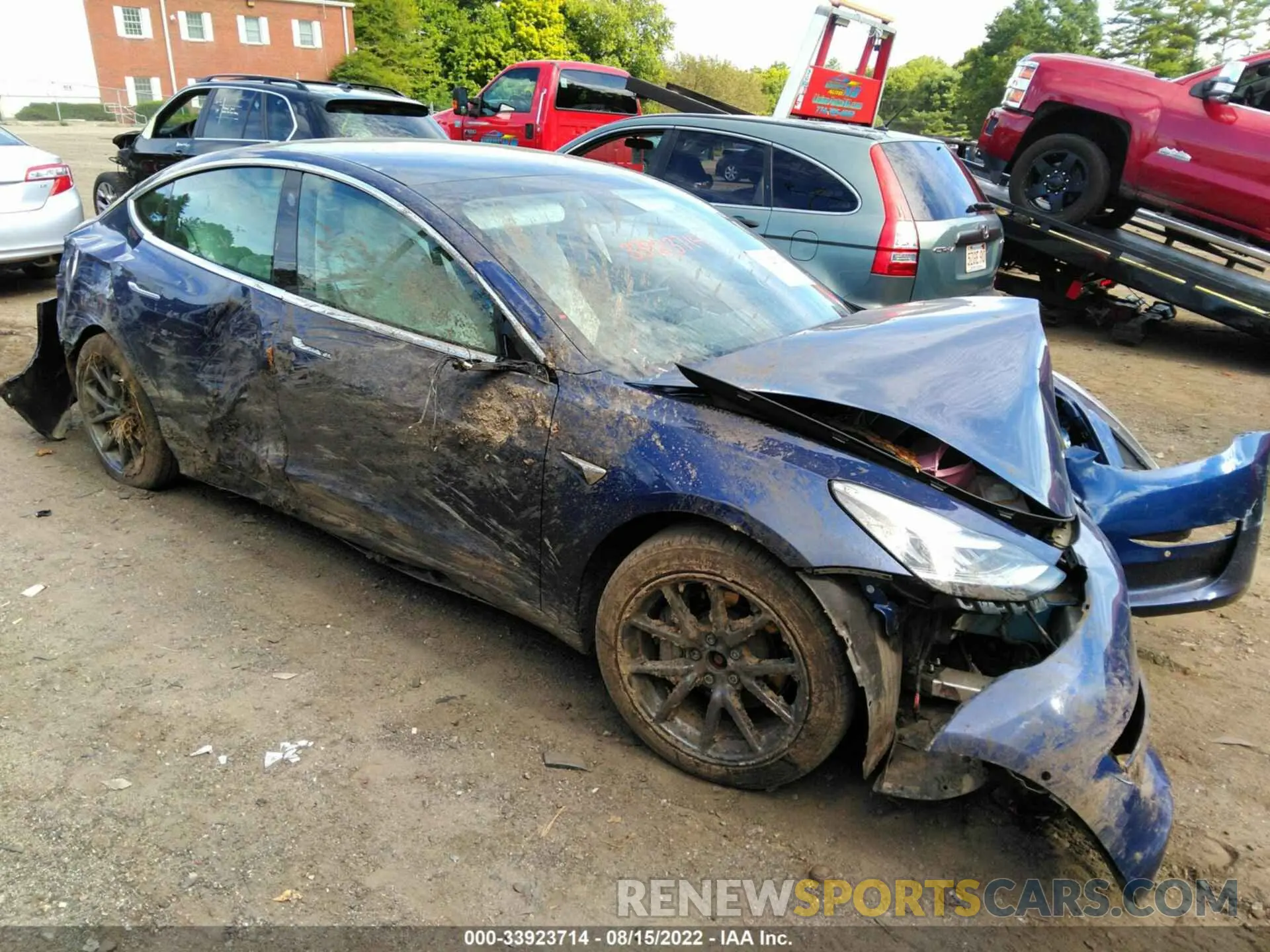 1 fotografías del automóvil dañado 5YJ3E1EB1KF421504 TESLA MODEL 3 2019