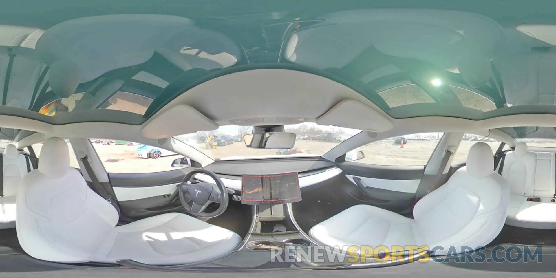 12 fotografías del automóvil dañado 5YJ3E1EB1KF422135 TESLA MODEL 3 2019