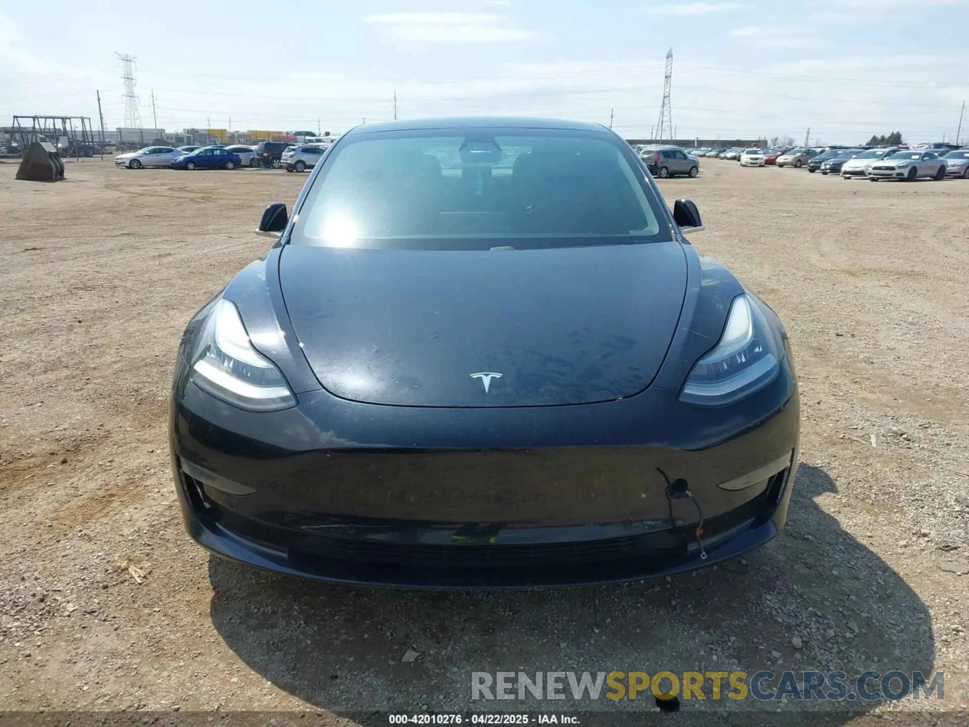 6 fotografías del automóvil dañado 5YJ3E1EB1KF438335 TESLA MODEL 3 2019