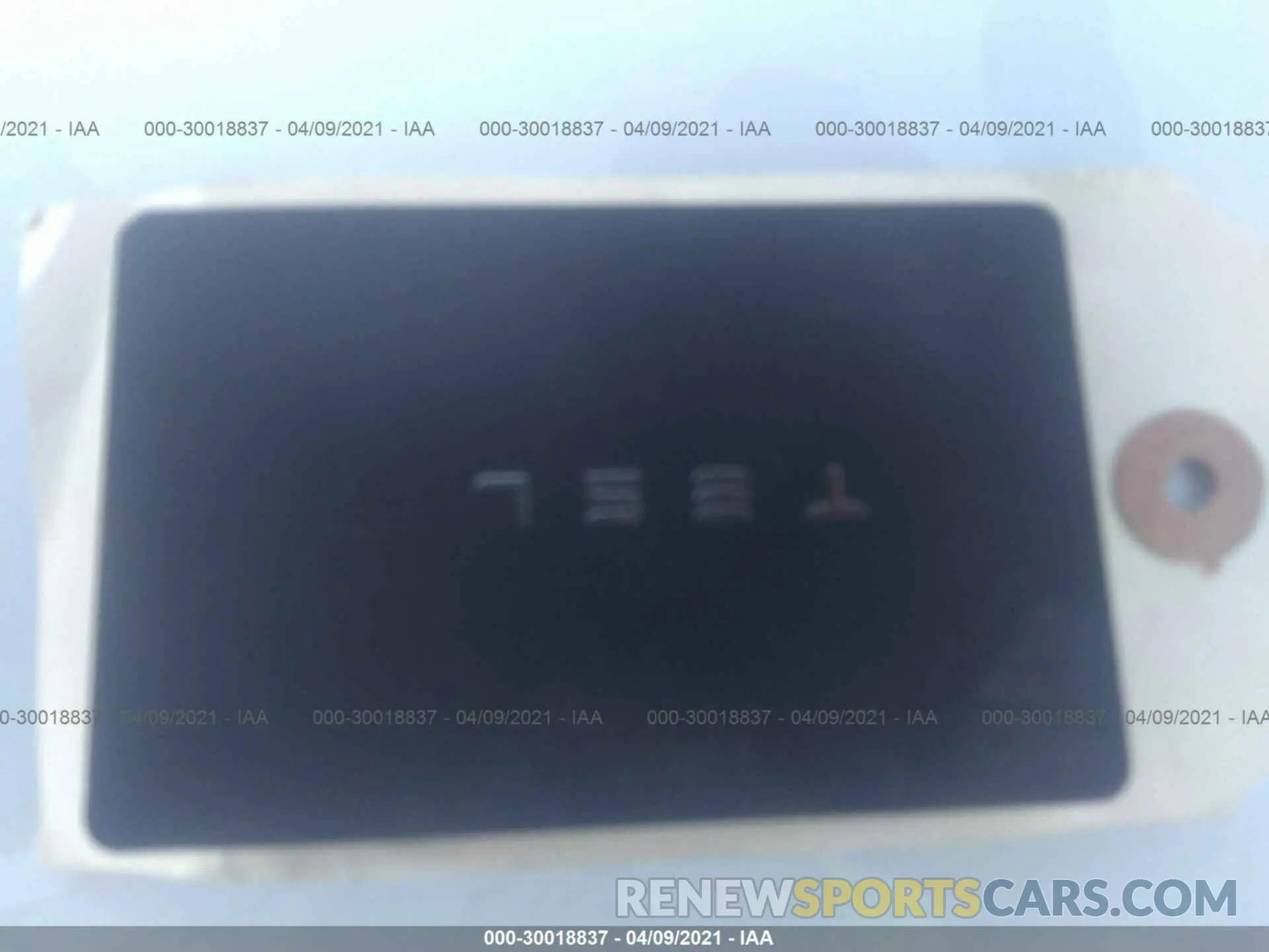 11 fotografías del automóvil dañado 5YJ3E1EB1KF494159 TESLA MODEL 3 2019