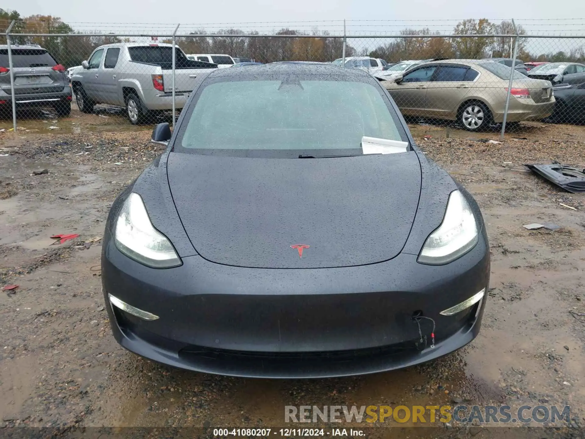 12 fotografías del automóvil dañado 5YJ3E1EB1KF510375 TESLA MODEL 3 2019
