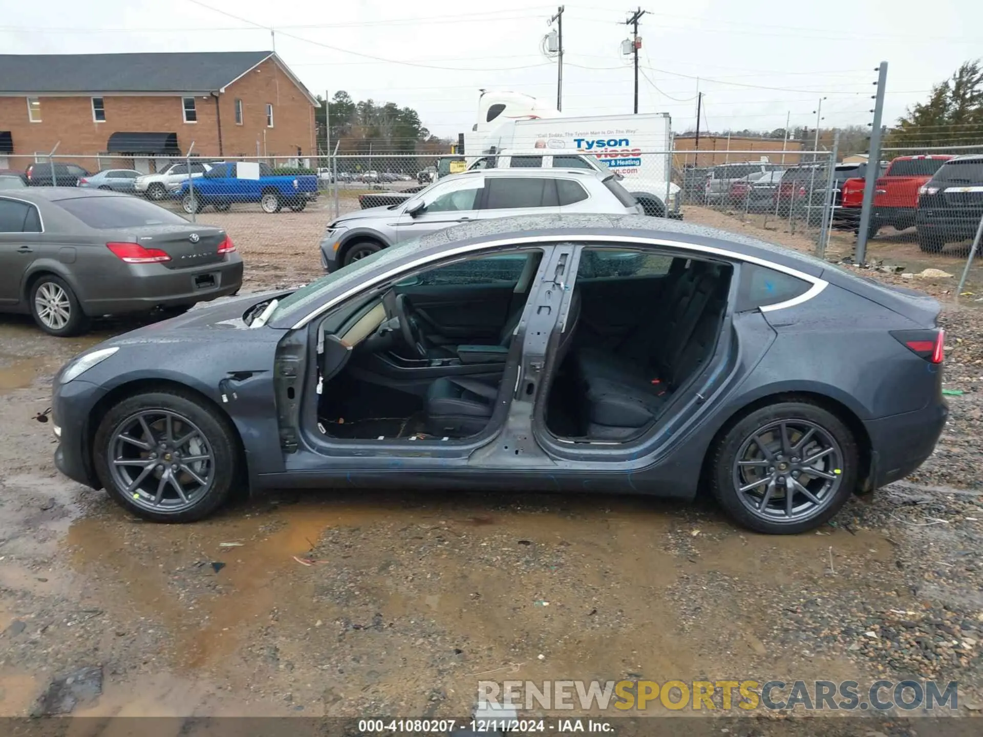 14 fotografías del automóvil dañado 5YJ3E1EB1KF510375 TESLA MODEL 3 2019