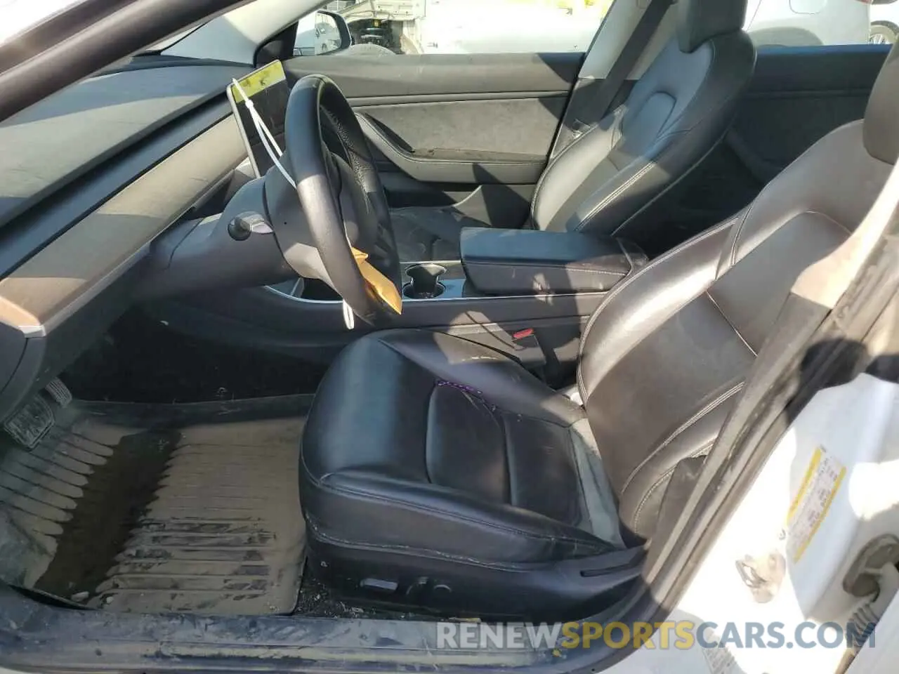 7 fotografías del automóvil dañado 5YJ3E1EB1KF510554 TESLA MODEL 3 2019