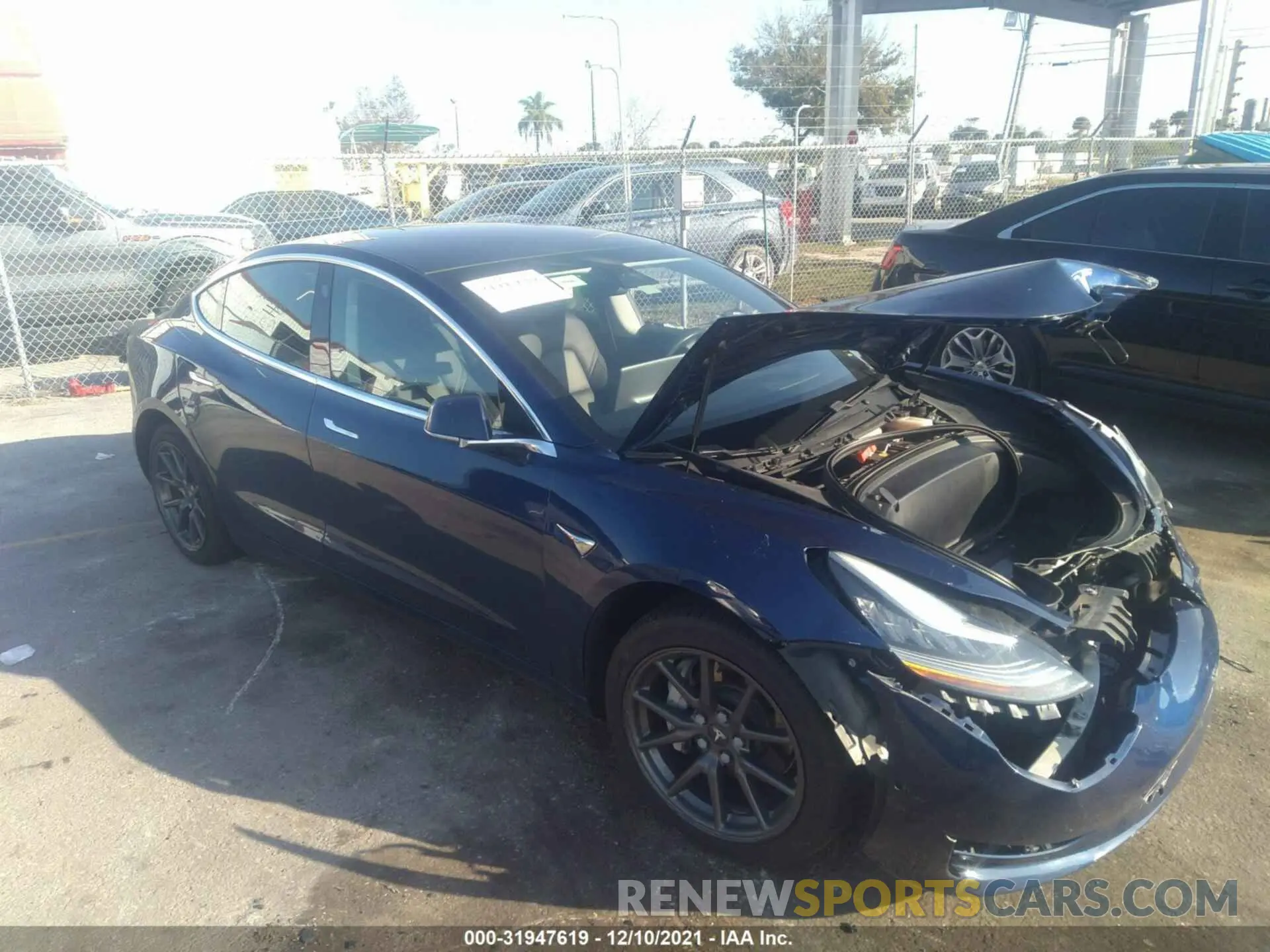 1 fotografías del automóvil dañado 5YJ3E1EB2KF191410 TESLA MODEL 3 2019