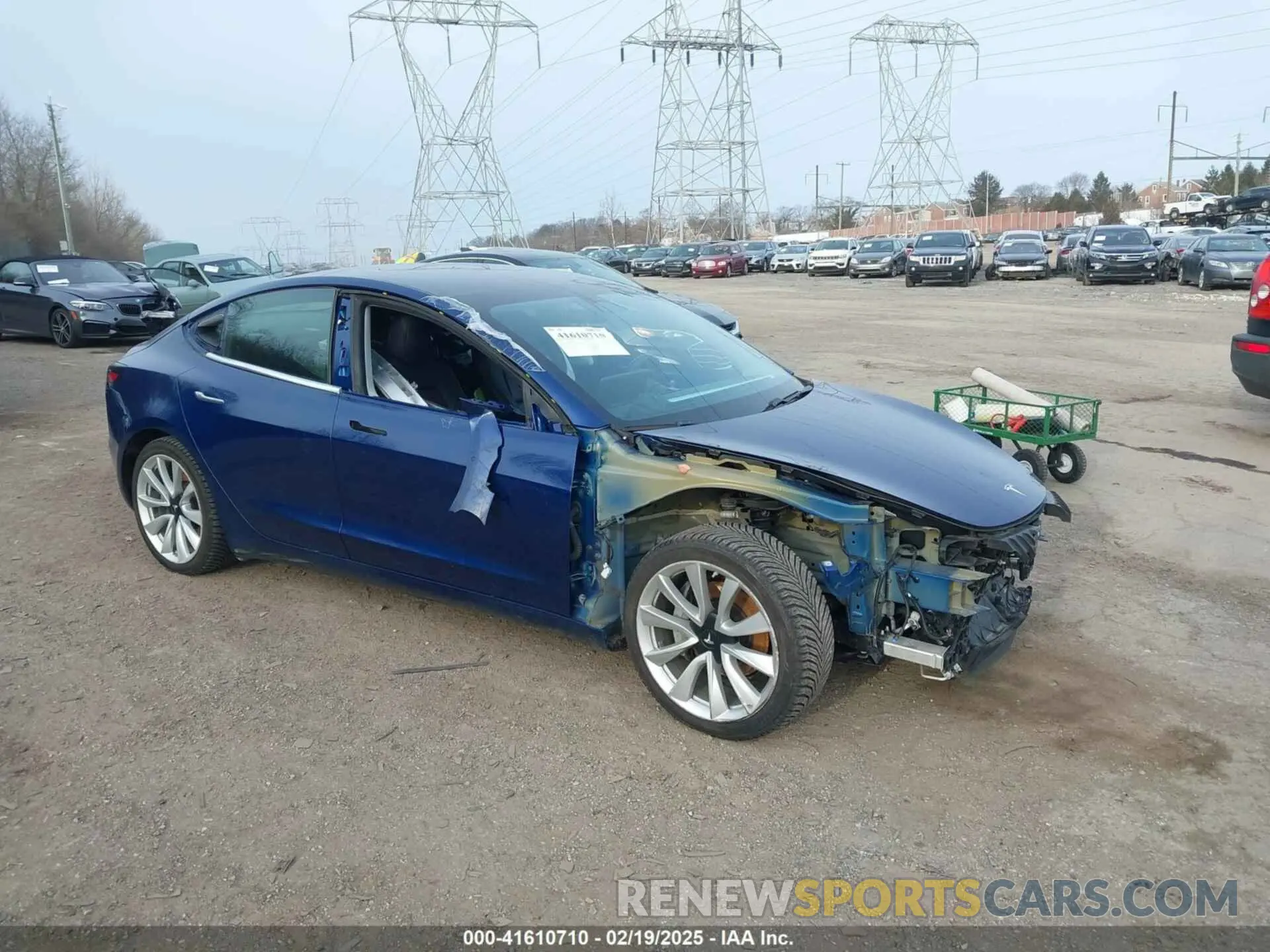 1 fotografías del automóvil dañado 5YJ3E1EB2KF194209 TESLA MODEL 3 2019