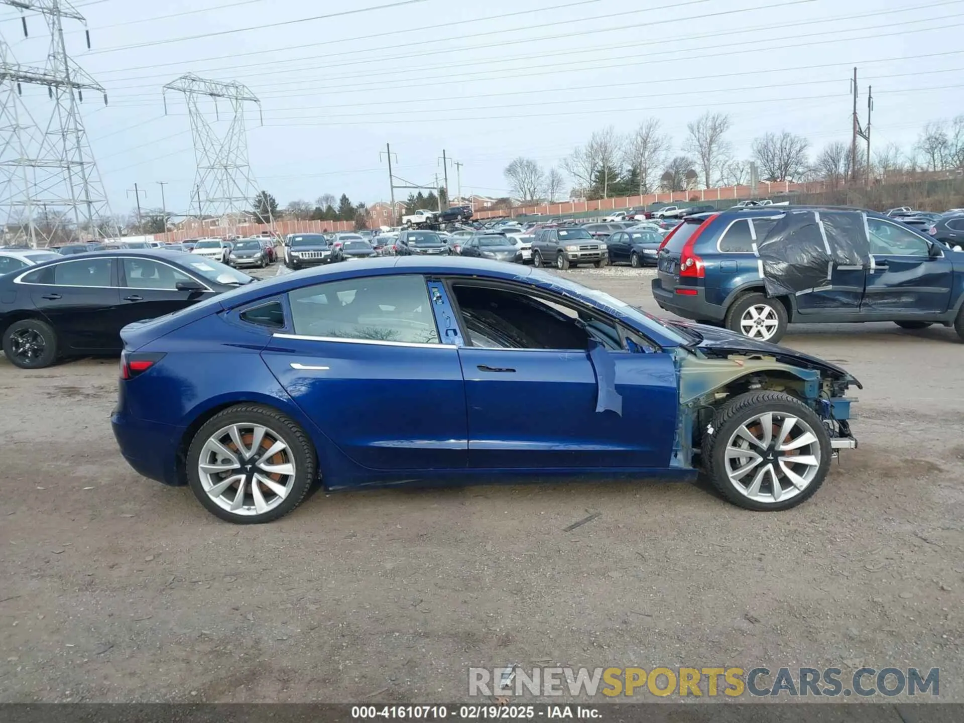14 fotografías del automóvil dañado 5YJ3E1EB2KF194209 TESLA MODEL 3 2019