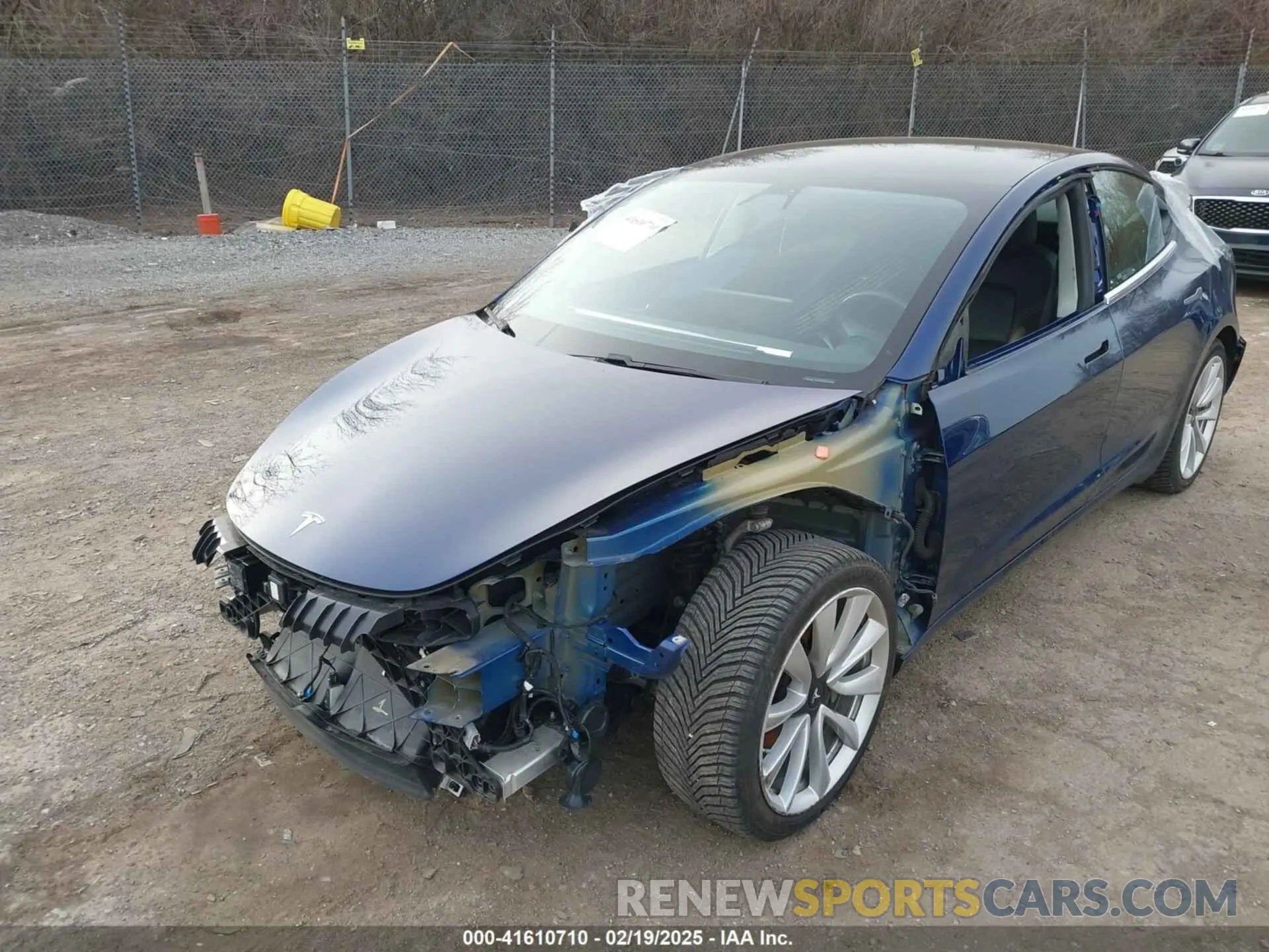 6 fotografías del automóvil dañado 5YJ3E1EB2KF194209 TESLA MODEL 3 2019