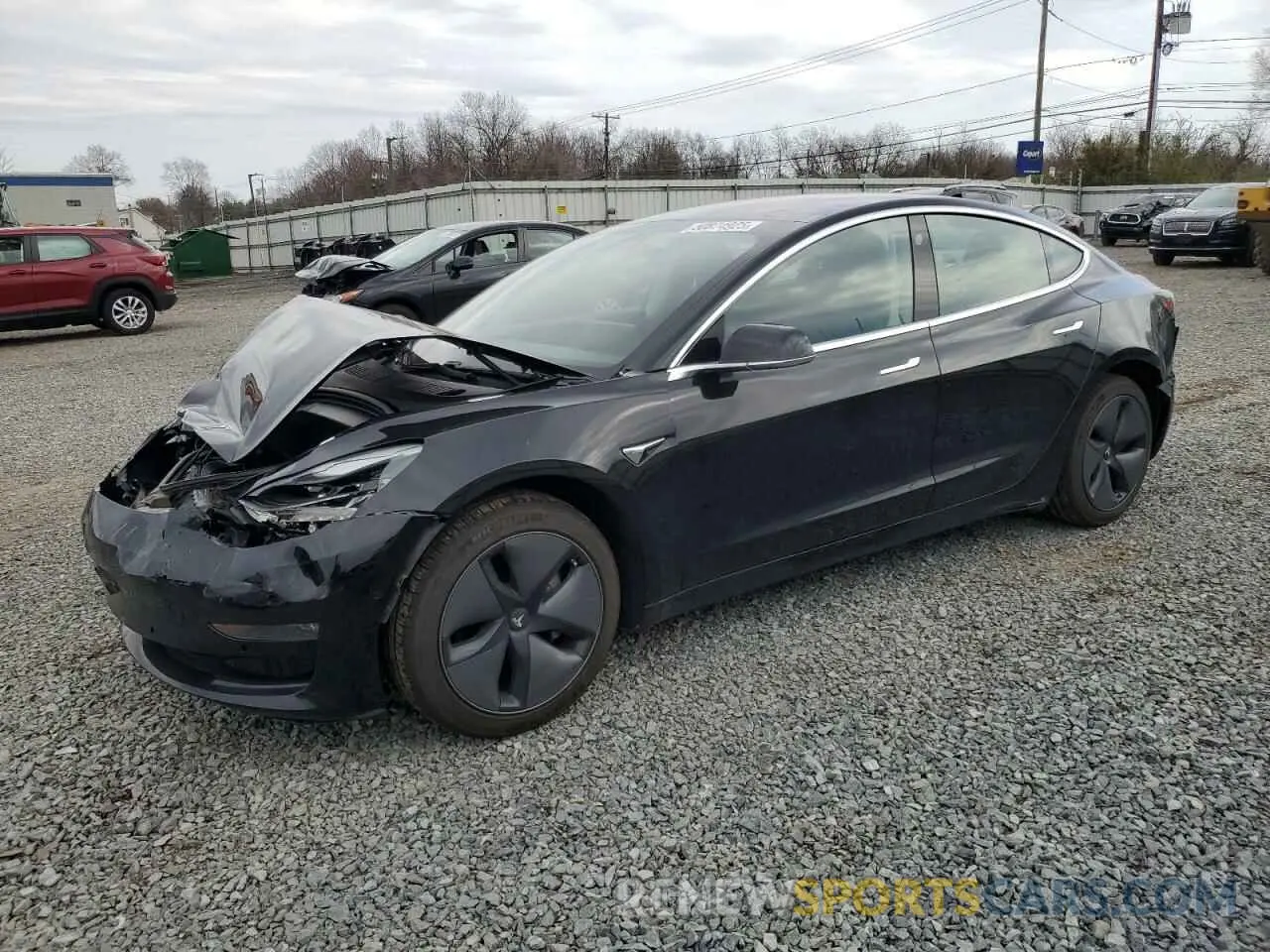 1 fotografías del automóvil dañado 5YJ3E1EB2KF197062 TESLA MODEL 3 2019