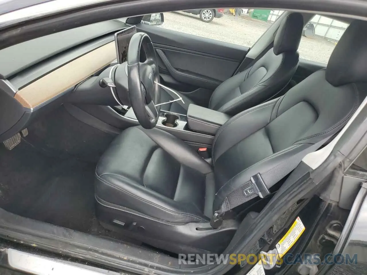 7 fotografías del automóvil dañado 5YJ3E1EB2KF197062 TESLA MODEL 3 2019