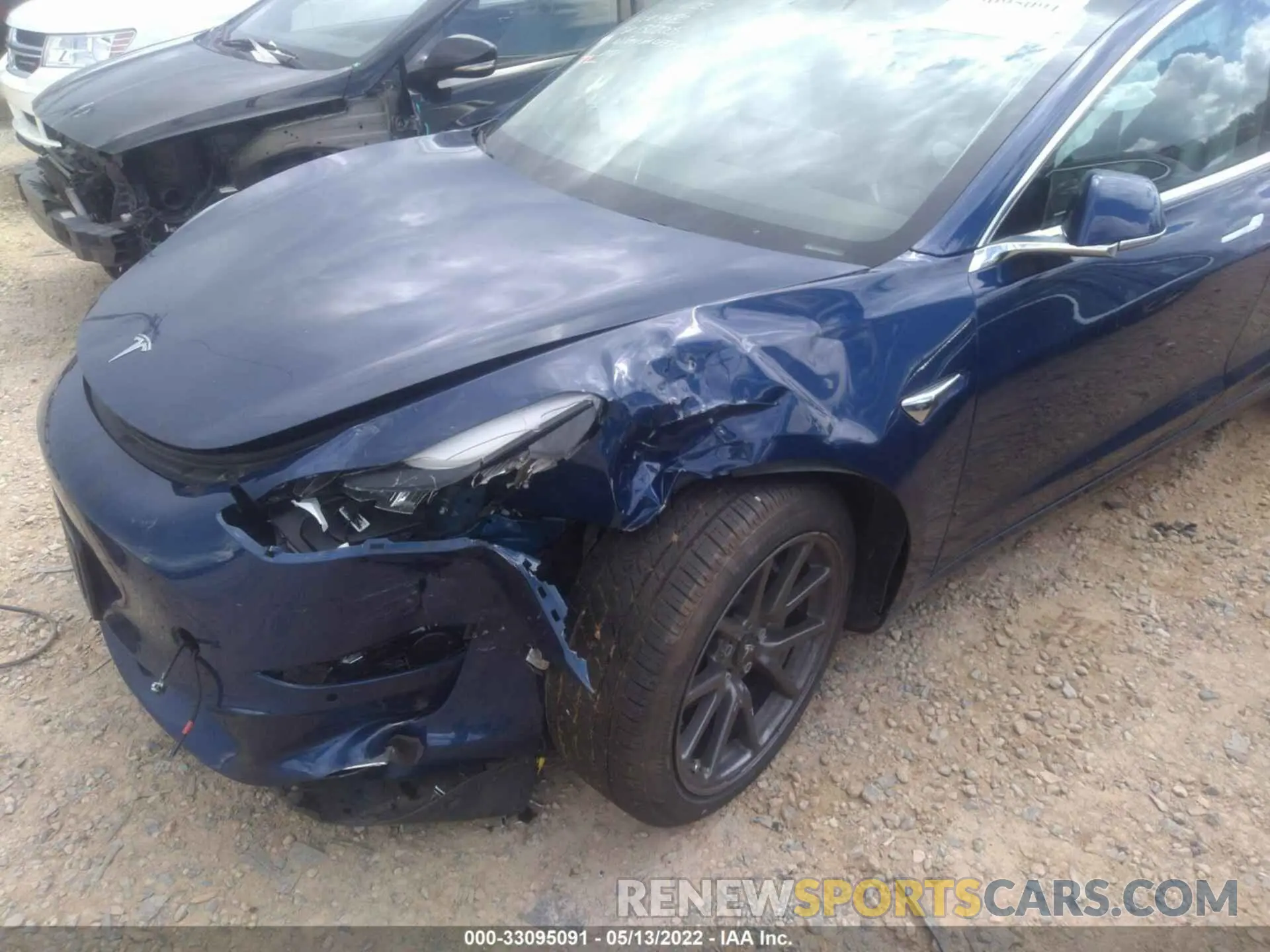 6 fotografías del automóvil dañado 5YJ3E1EB2KF359482 TESLA MODEL 3 2019