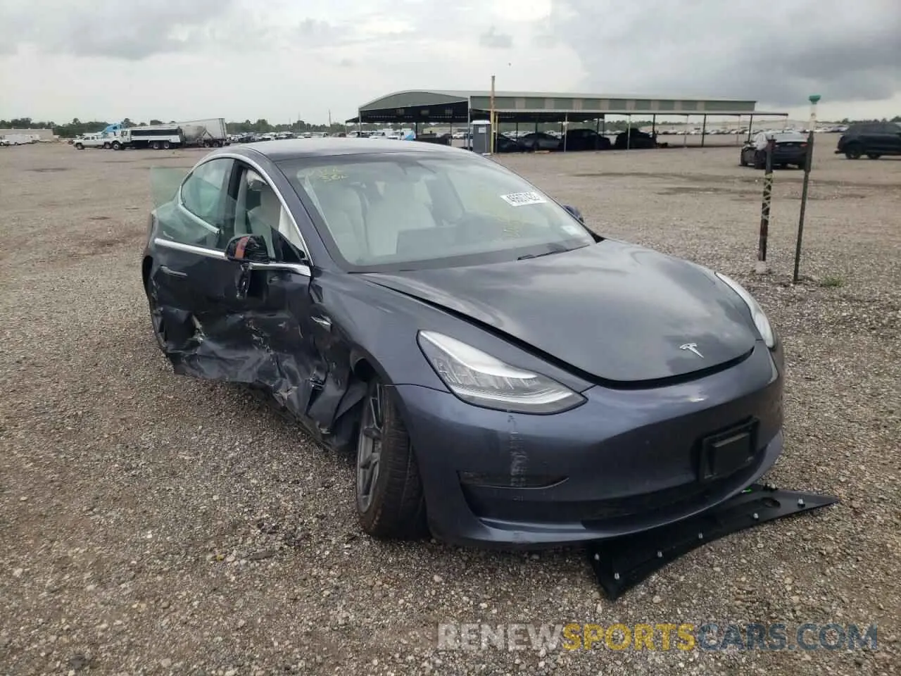 1 fotografías del automóvil dañado 5YJ3E1EB2KF365847 TESLA MODEL 3 2019
